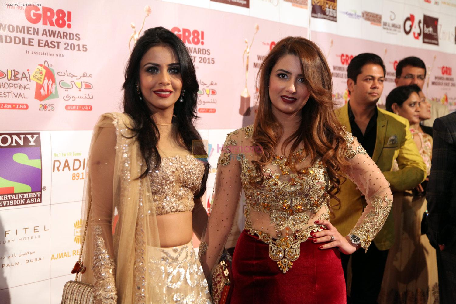 at the Red Carpet of THE GR8! Women Awards-ME 2015, held on the 12th January 2015 at Sofitel, Palms, Dubai