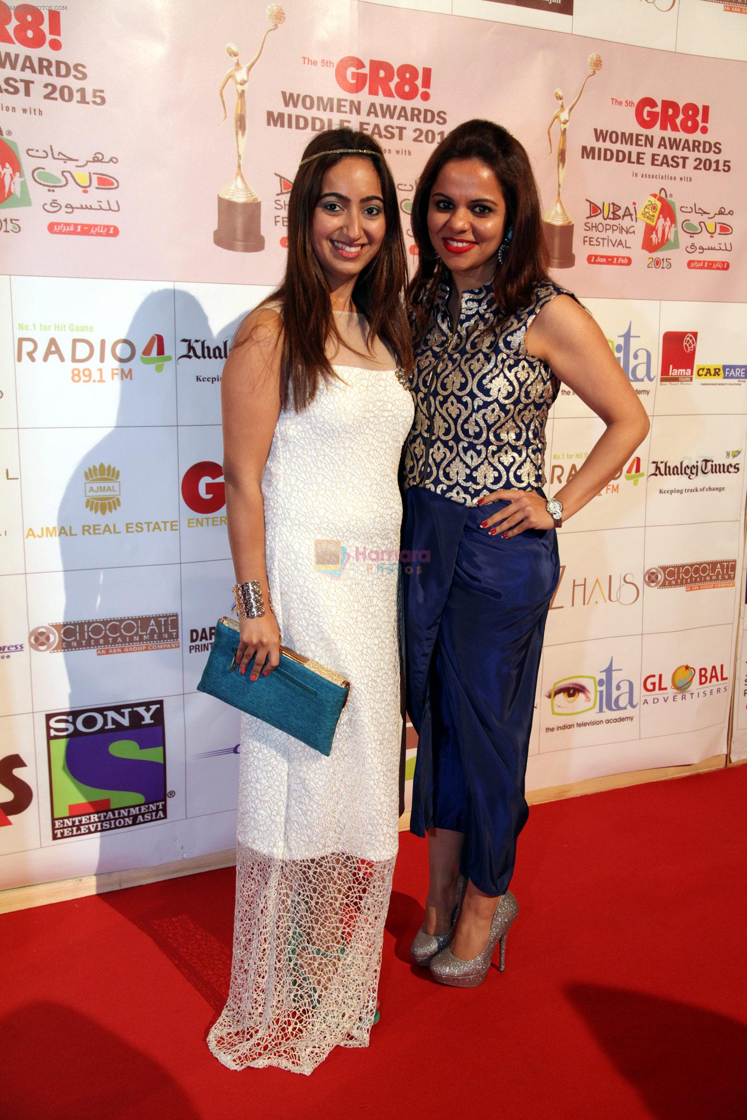 at the Red Carpet of THE GR8! Women Awards-ME 2015, held on the 12th January 2015 at Sofitel, Palms, Dubai