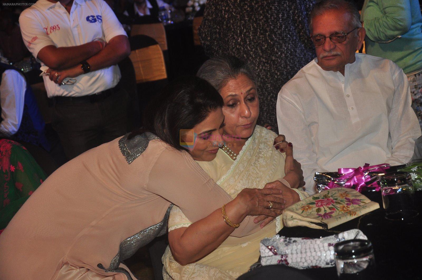 Tabu, Gulzar, Jaya Bachchan at Shamitabh music launch in Taj Land's End, Mumbai on 20th Jan 2015