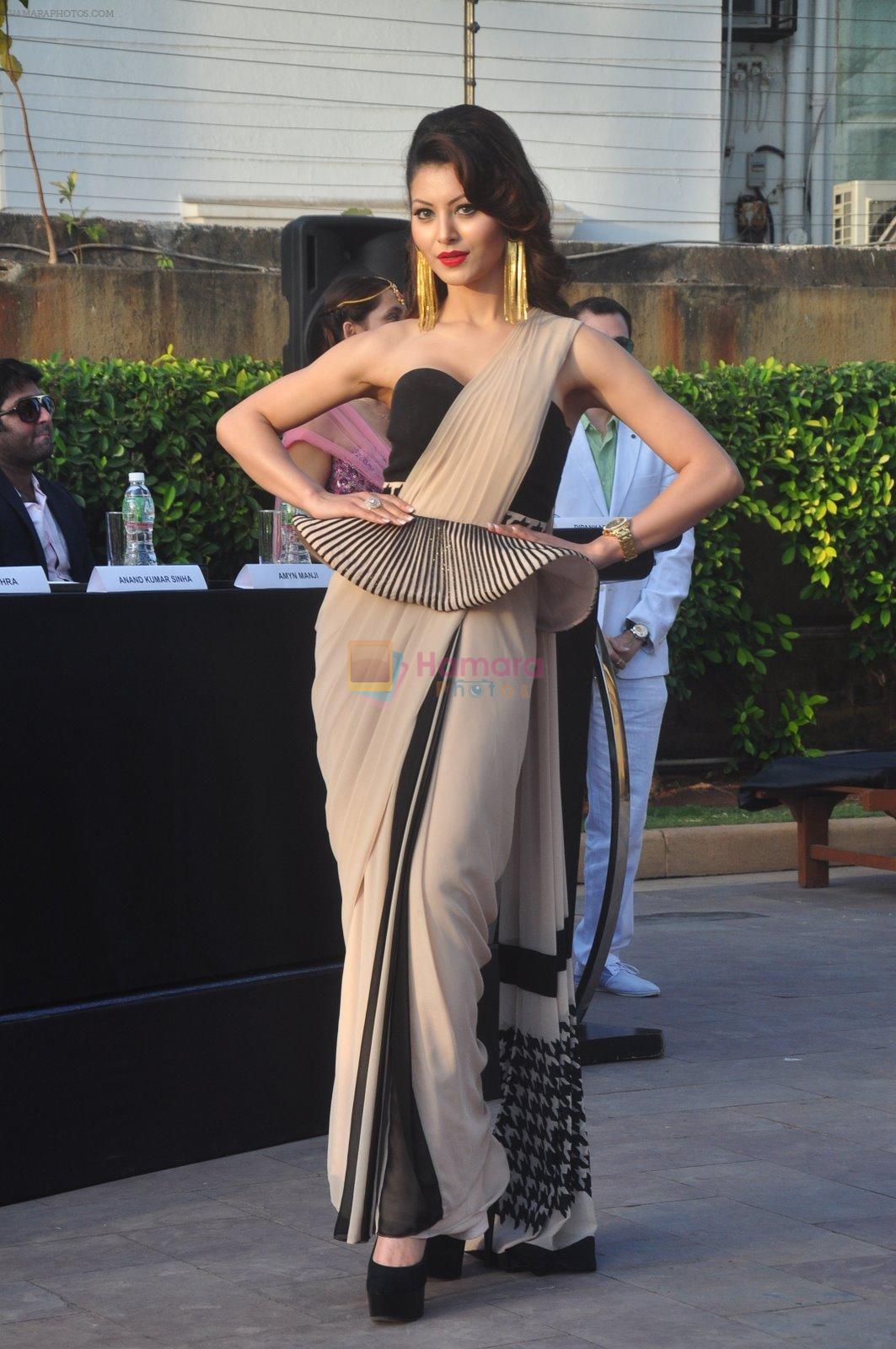 Urvashi Rautela at India Beach Fashion Week press meet in J W Marriott, Mumbai on 21st Jan 2015