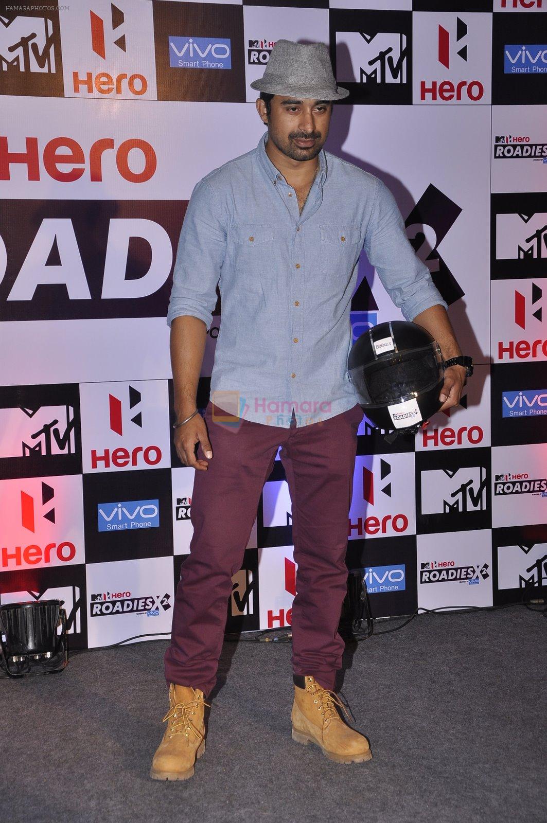 Rannvijay Singh at MTV Roadies press meet in Parel, Mumbai on 22nd Jan 2015