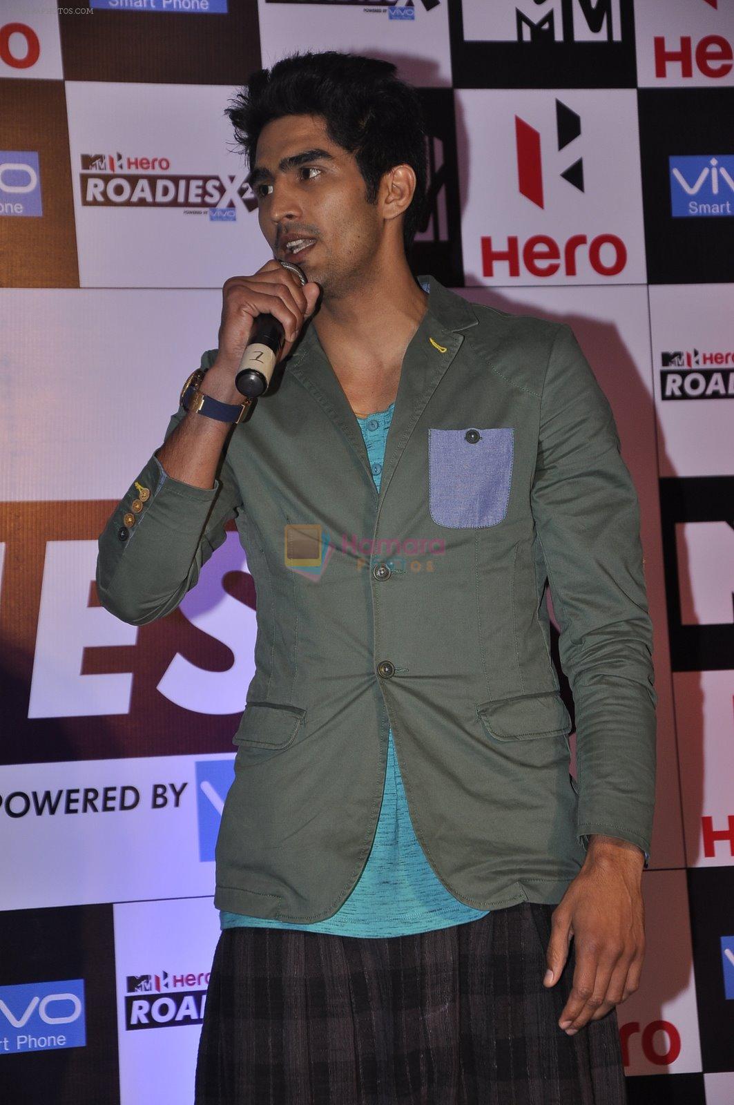 Vijender Singh at MTV Roadies press meet in Parel, Mumbai on 22nd Jan 2015