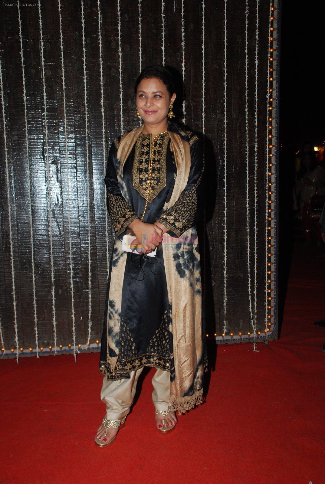 Sharbani Mukherjee at Bappi Lahiri's wedding anniversary in Juhu, Mumbai on 23rd Jan 2014