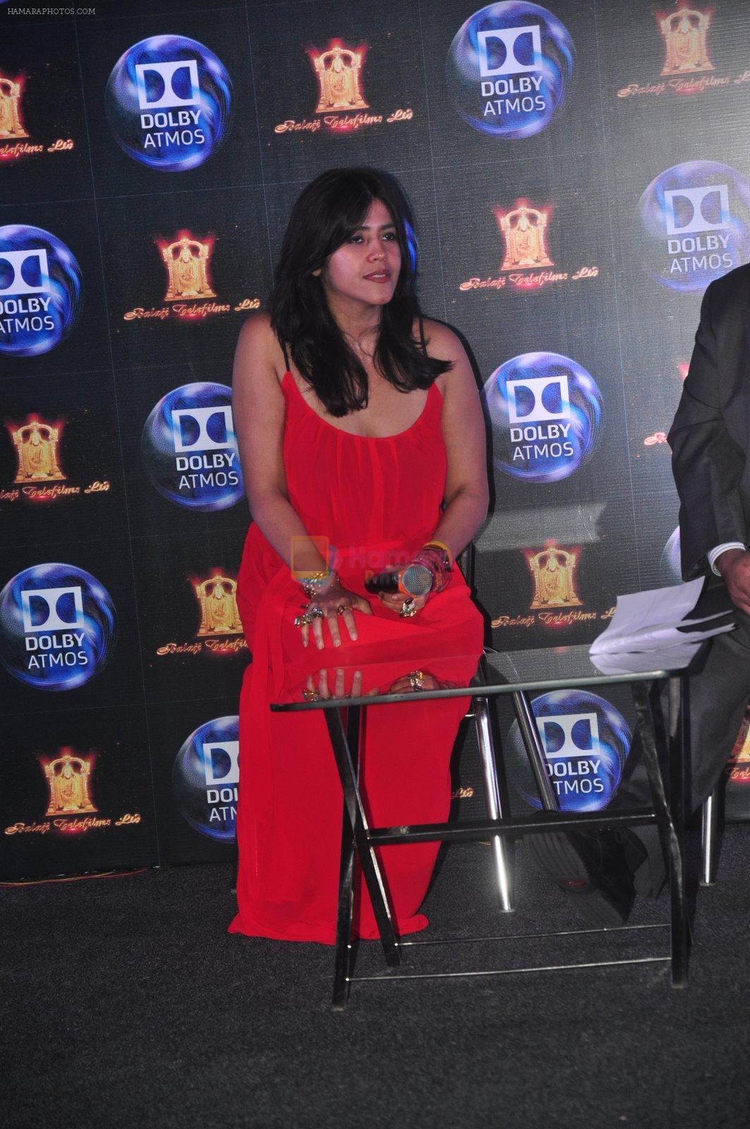 Ekta Kapoor at Dolby Atmos press meet in Fun, Mumbai on 23rd Jan 2015