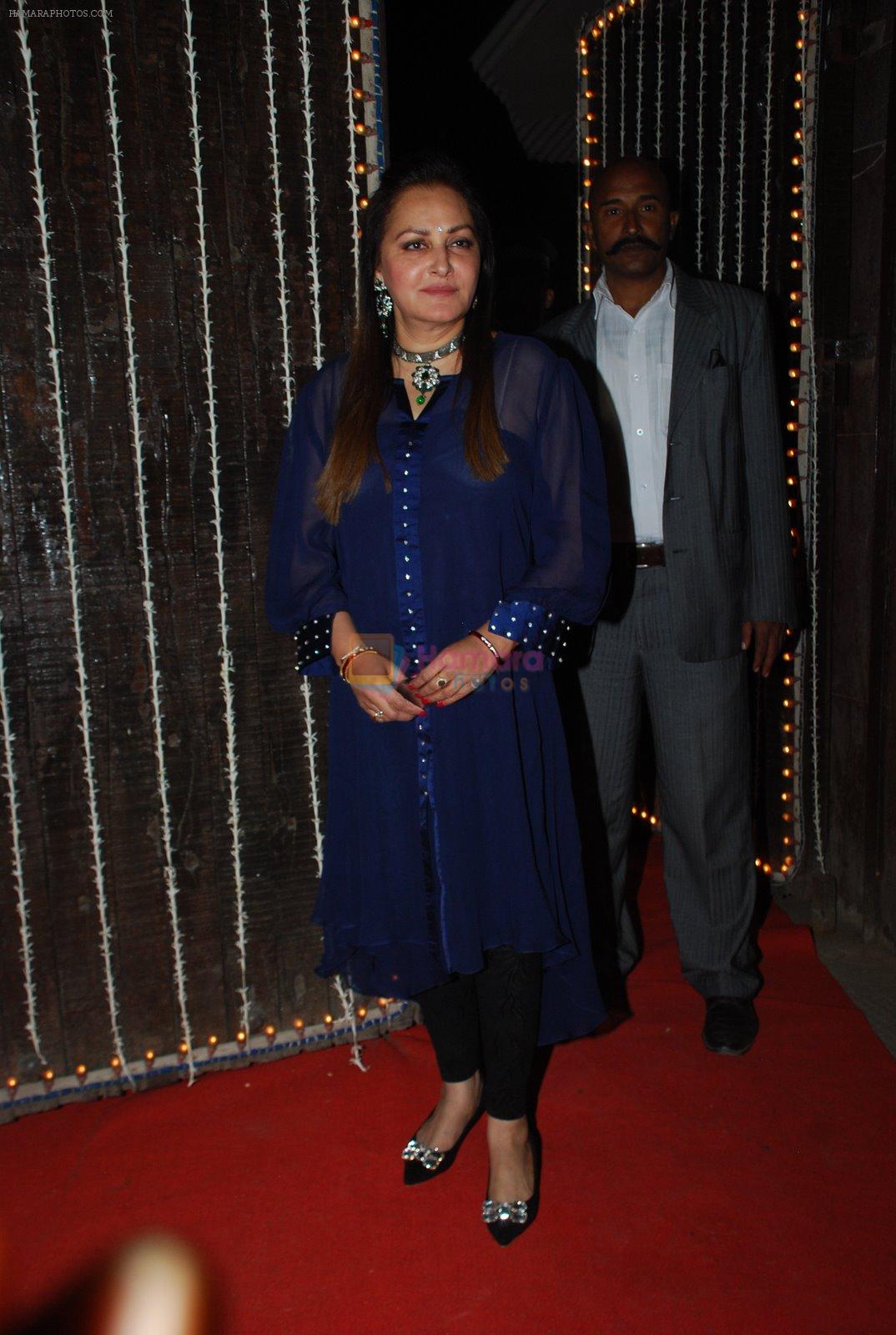 Jaya Prada at Bappi Lahiri's wedding anniversary in Juhu, Mumbai on 23rd Jan 2014