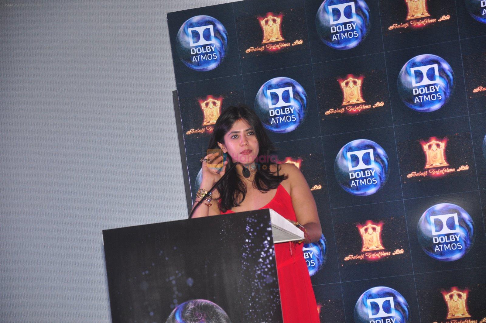 Ekta Kapoor at Dolby Atmos press meet in Fun, Mumbai on 23rd Jan 2015