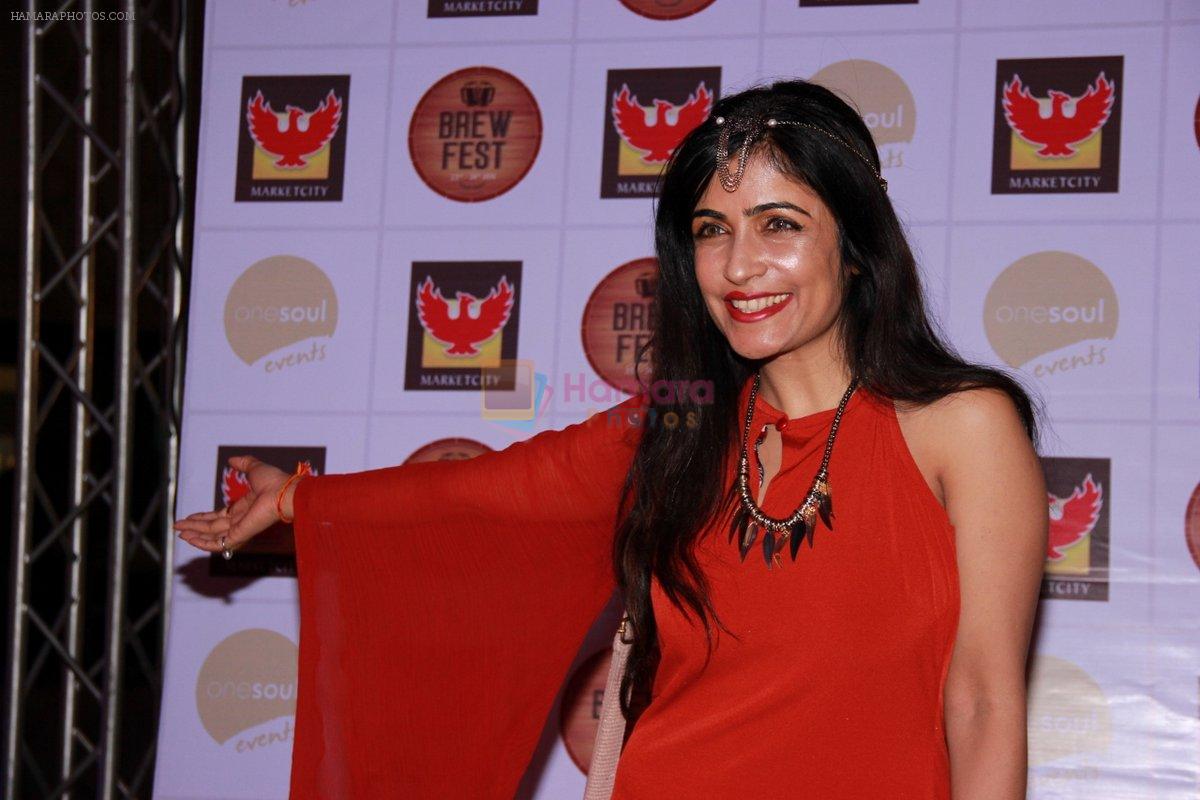 Shibani Kashyap at the Brew Fest in Mumbai on 23rd Jan 2015