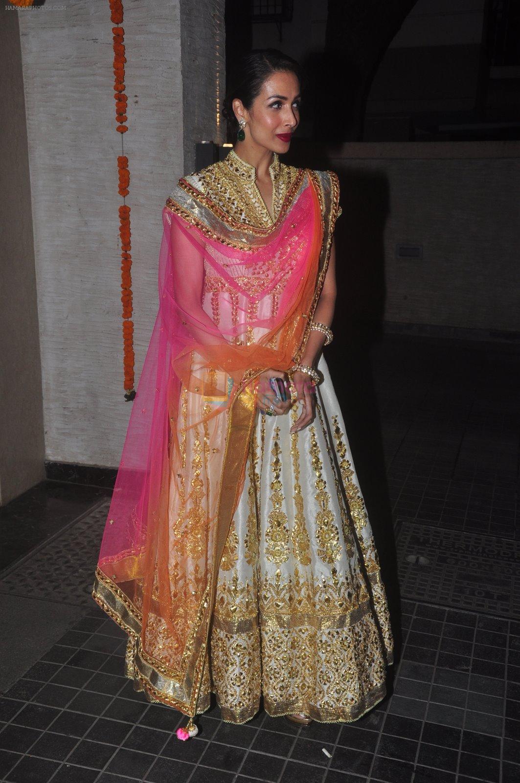 Malaika Arora Khan at Soha Ali Khan and Kunal Khemu's wedding Reception in Mumbai on 25th Jan 2015