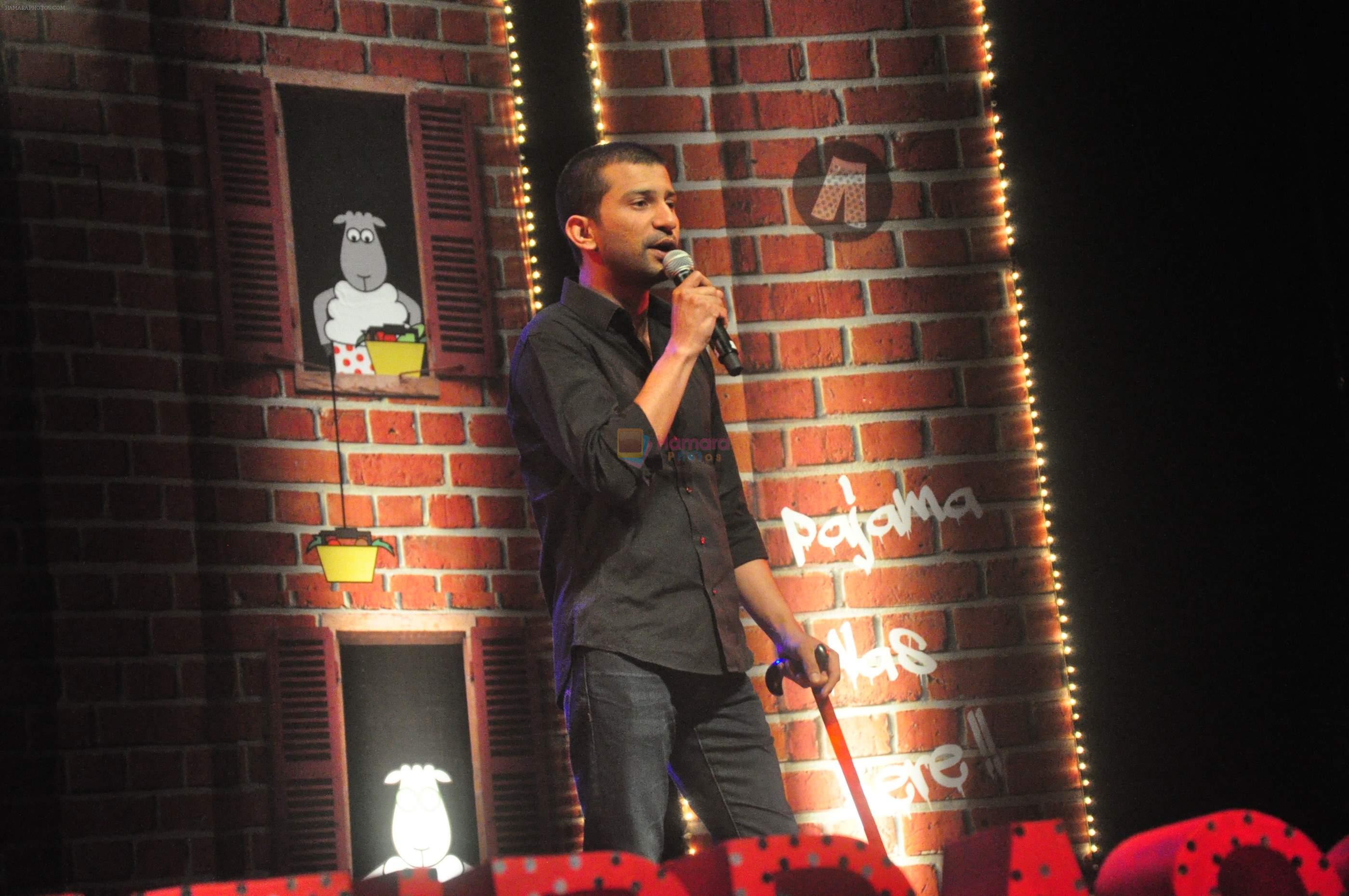 at India's Largest Comedy Festival hosted by Vir Das in St Andrews on 26th Jan 2015