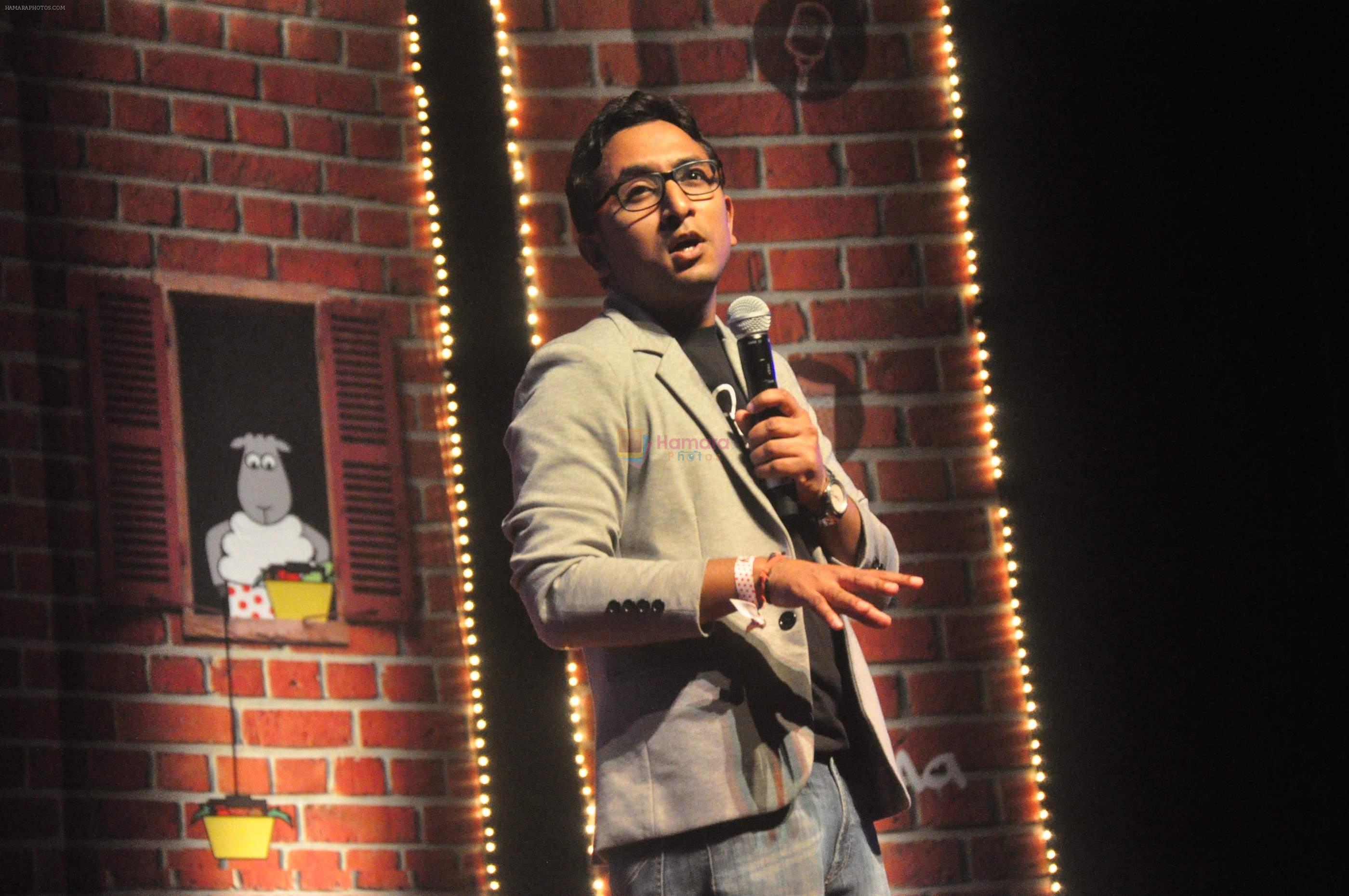 at India's Largest Comedy Festival hosted by Vir Das in St Andrews on 26th Jan 2015