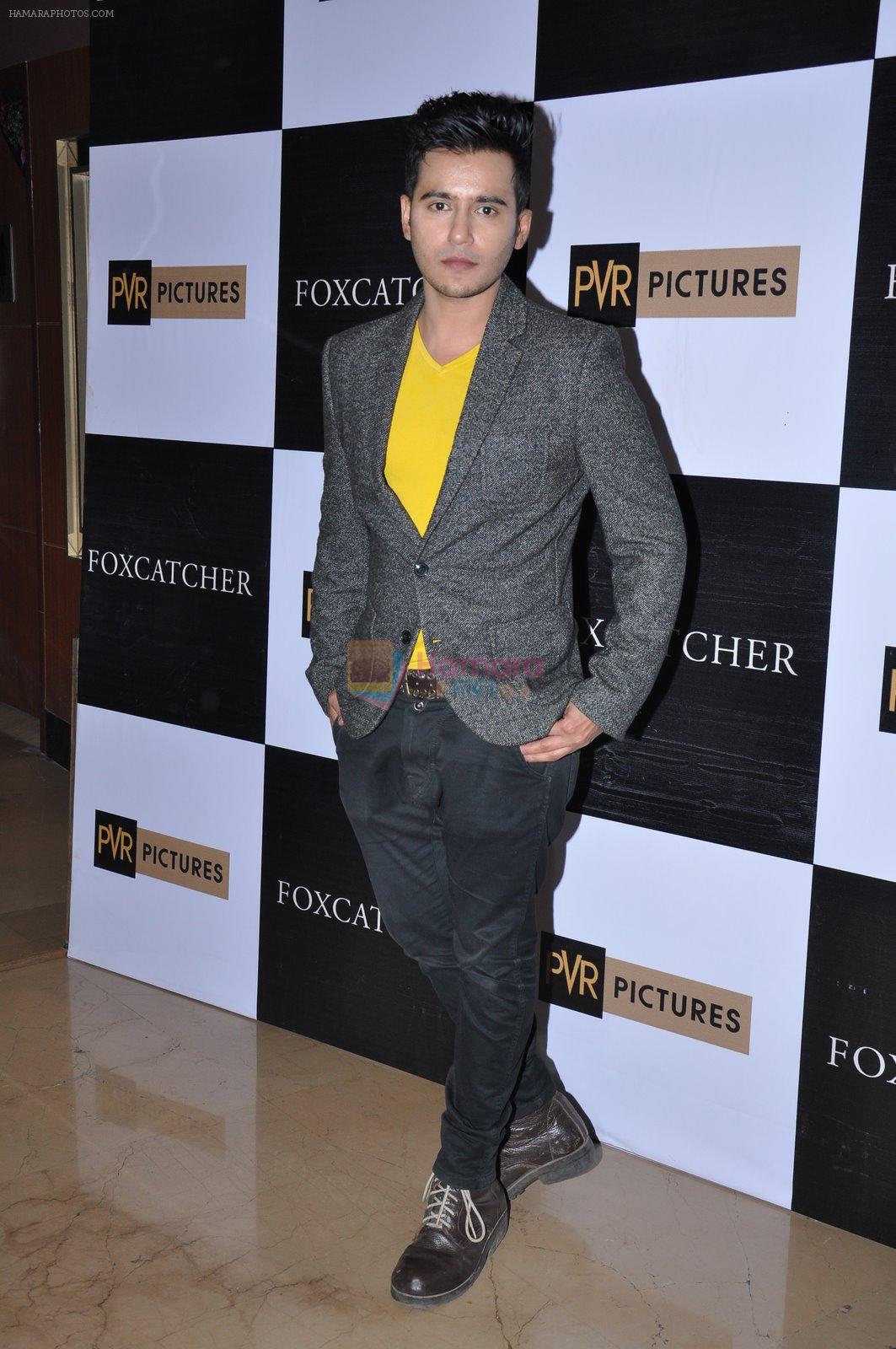 Aditya Singh Rajput snapped at Foxcatcher premiere in PVR, Mumbai on 28th Jan 2015