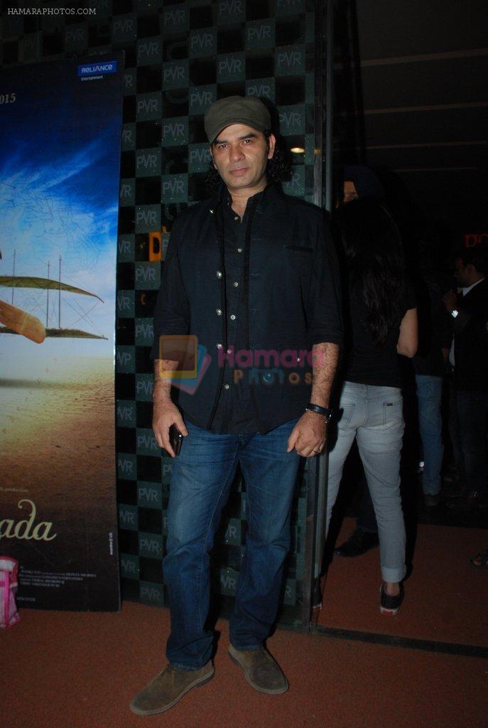 Mohit Chauhan at the Premiere of Hawaizaada in Mumbai on 29th Jan 2015