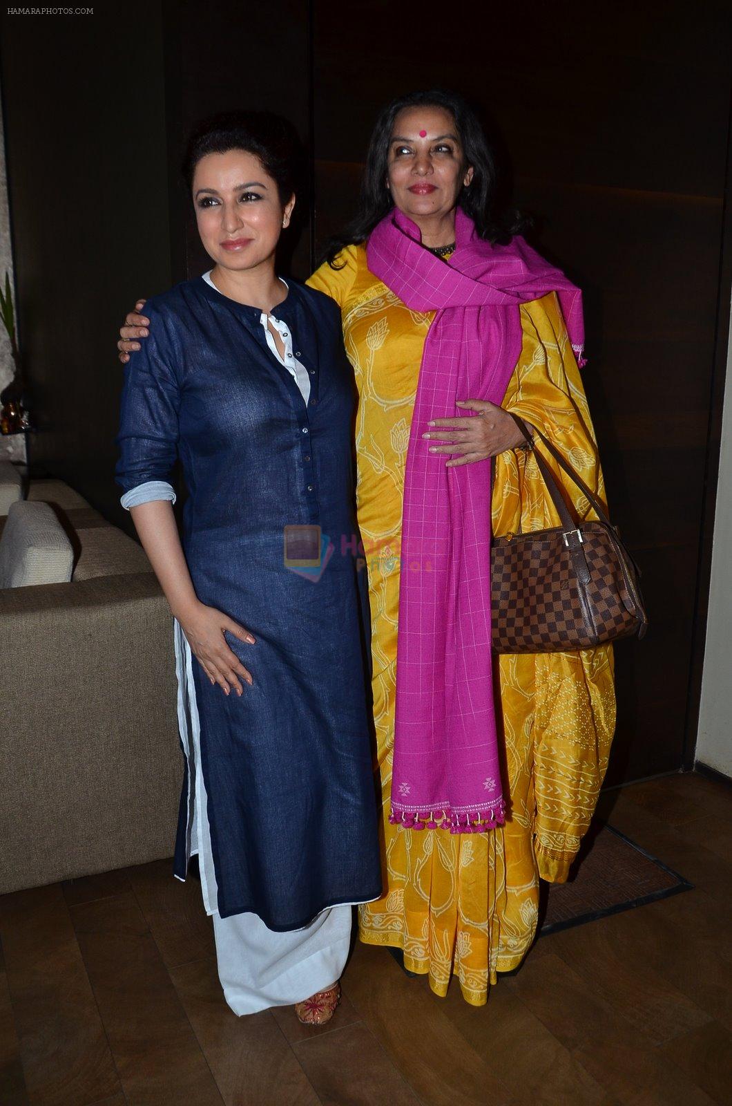 Tisca Chopra, Shabana Azmi at Rahasya film screening in Lightbox, Mumbai on 30th Jan 2015