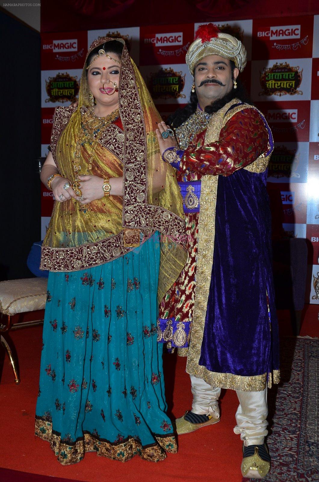 Delnaz, Kiku Sharda at Akbar Birbal launch on Big Magic in J W Marriott, Mumbai on 30th Jan 2015