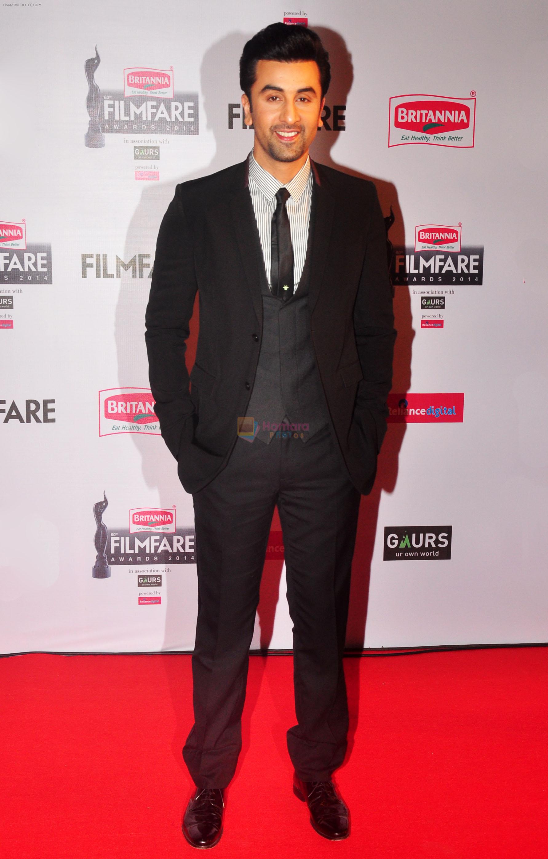 Ranbir Kapoor graces the red carpet at the 60th Britannia Filmfare Awards