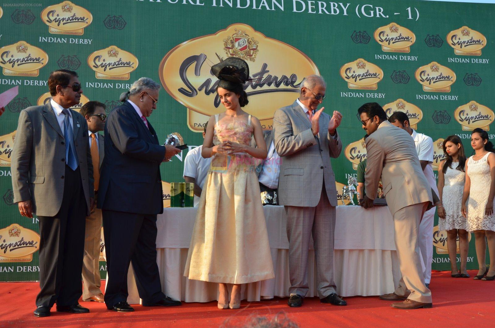 Kangana Ranaut at Signature Derby in Mumbai on 1st Feb 2015