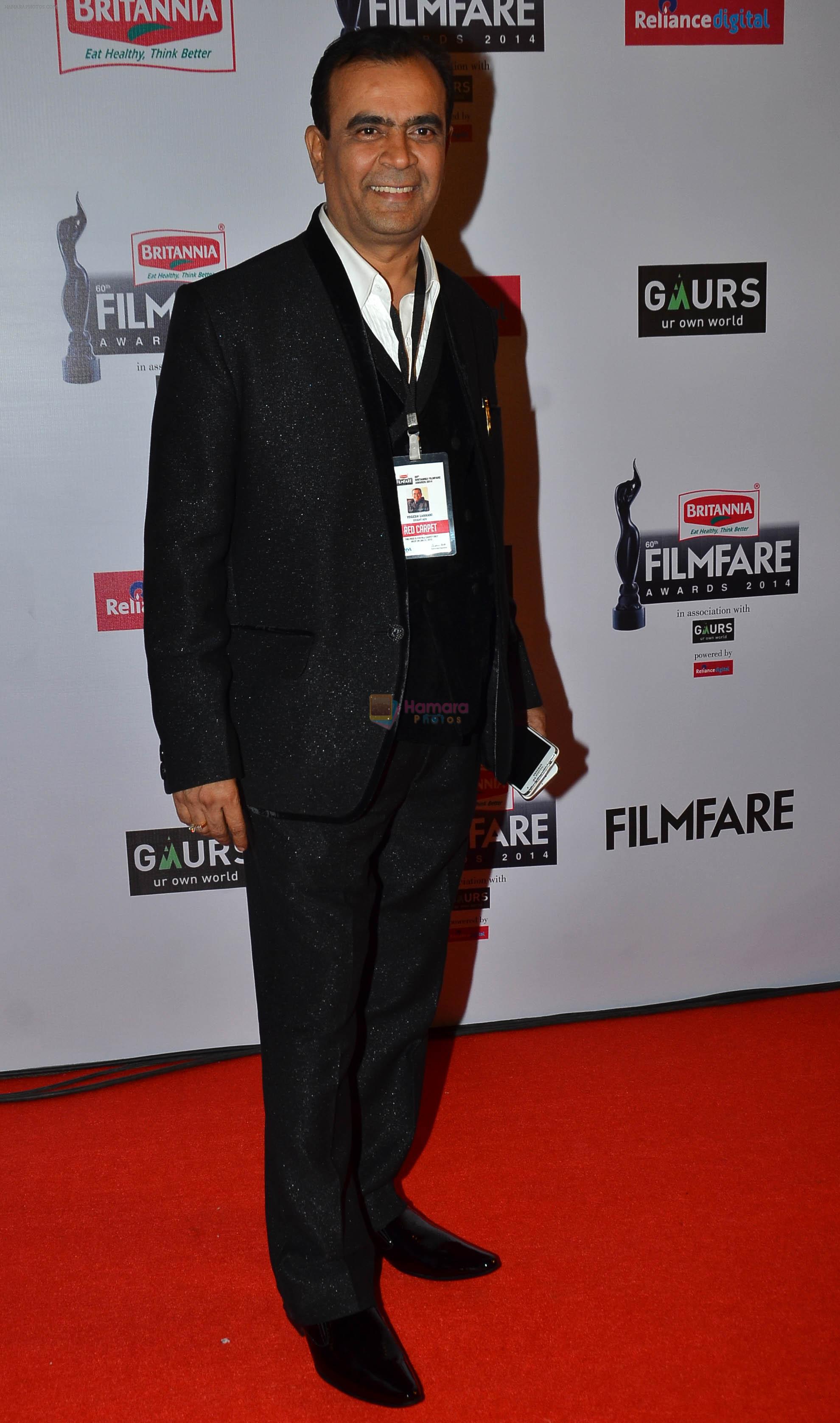 Yogesh Lakhani graces the red carpet at the 60th Britannia Filmfare Awards