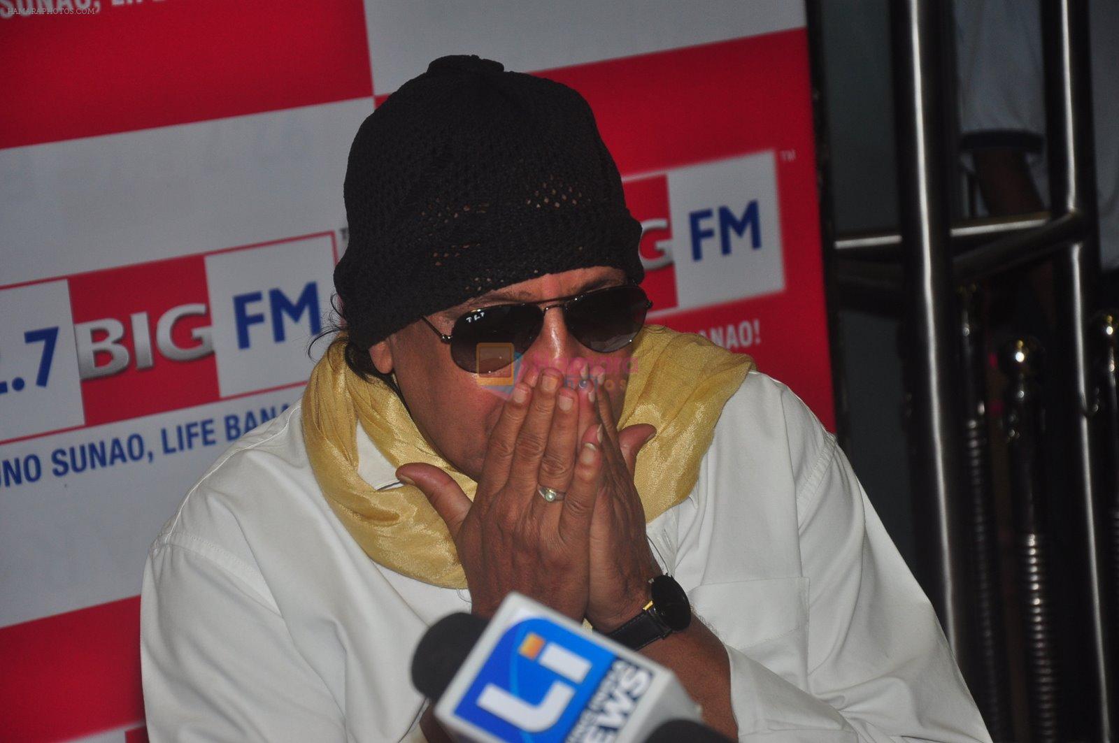 Mithun Chakraborty at Big FM in Mumbai on 3rd Feb 2015