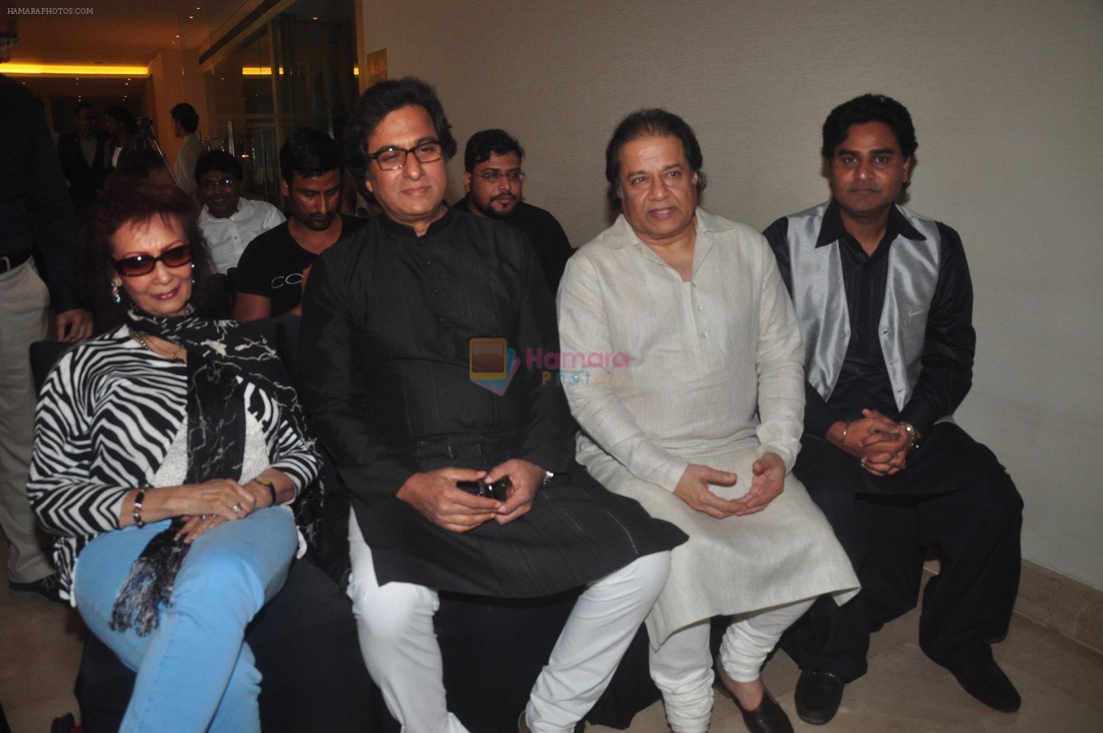 Anup Jalota, Talat Aziz, Chitra Singh at Jagjit Singh's birth anniversary in Mumbai on 3rd Feb 2015
