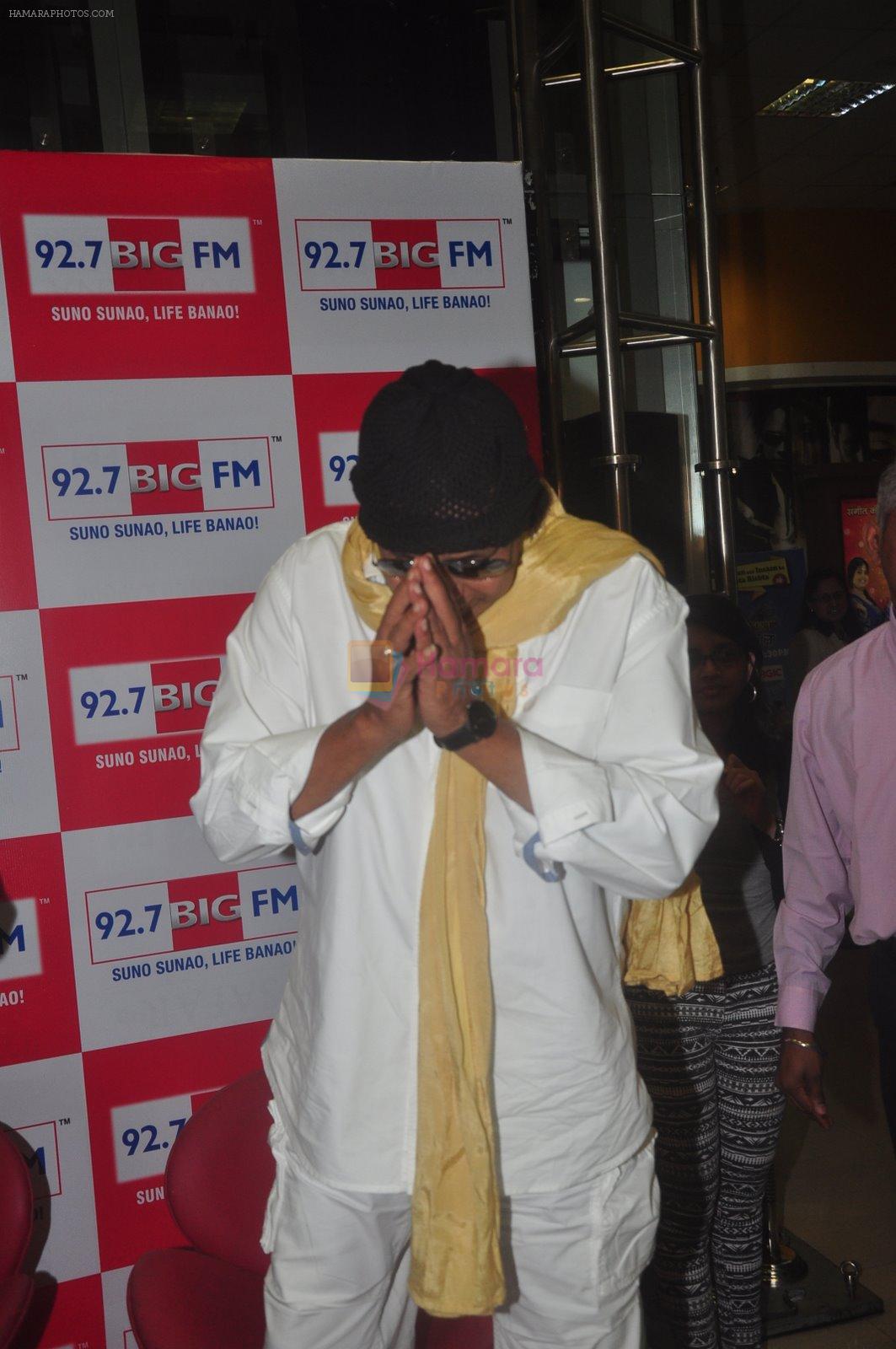 Mithun Chakraborty at Big FM in Mumbai on 3rd Feb 2015