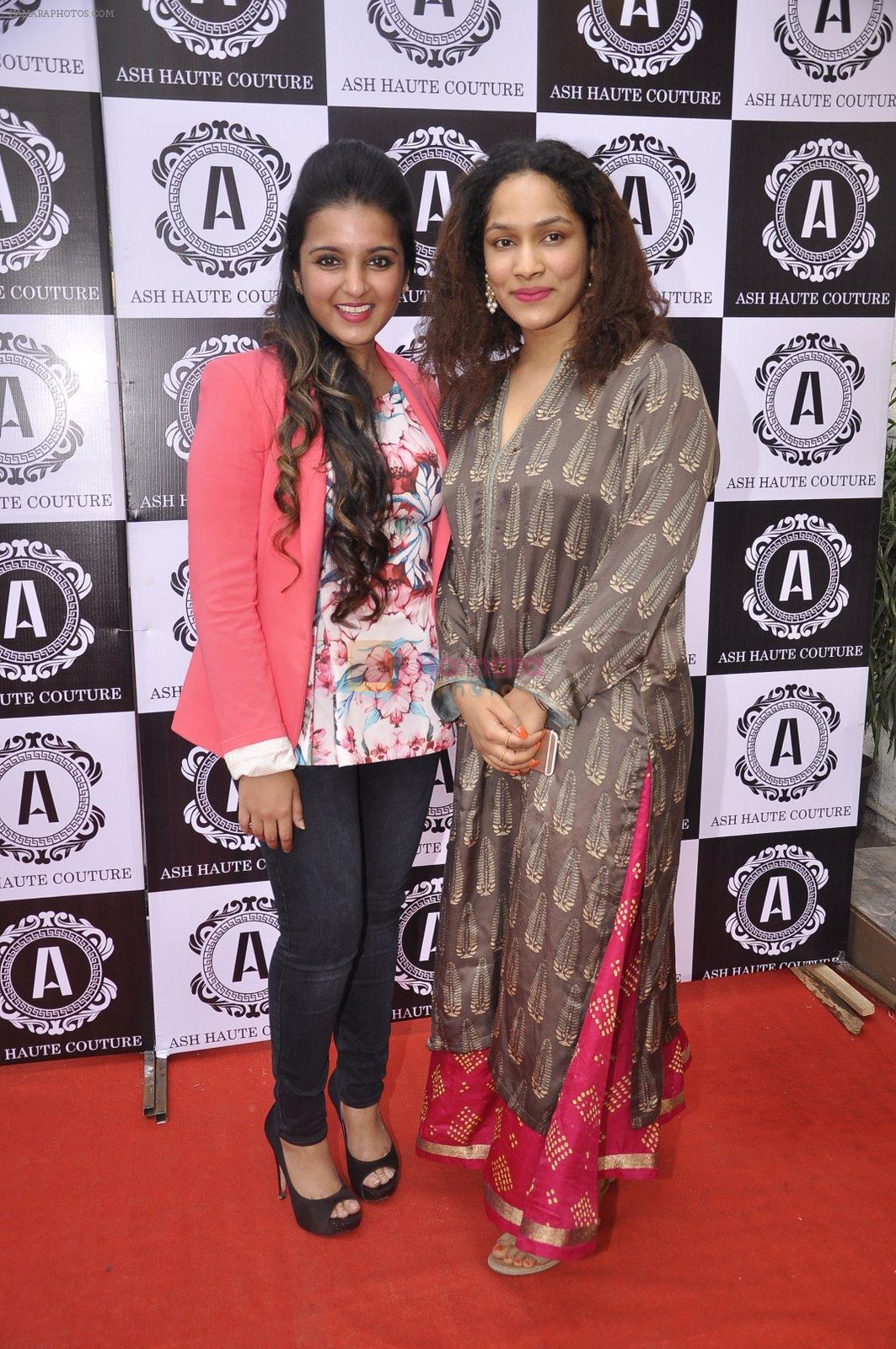 Masaba at Asha Karla's summer 2015 couture collection hosted by Arpita Khan in Juhu, Mumbai on 5th Feb 2015