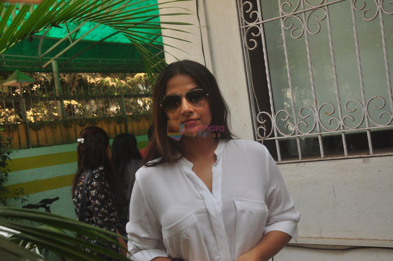 Vidya Balan at Mukesh Chabbria's casting workshop in Andheri, Mumbai on 7th Feb 2015