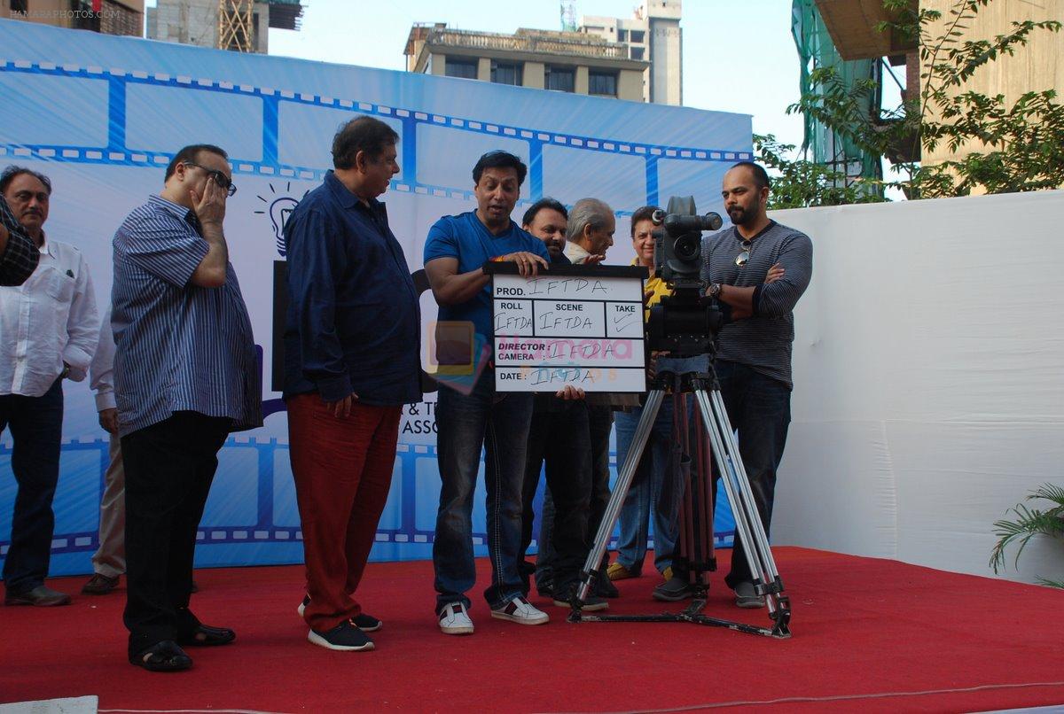 David Dhawan, Madhur Bhandarkar, Anil Sharma, Rohit Shettty at The Indian film and Television Directors Association Office Opening in Mumbai on 8th Feb 2015