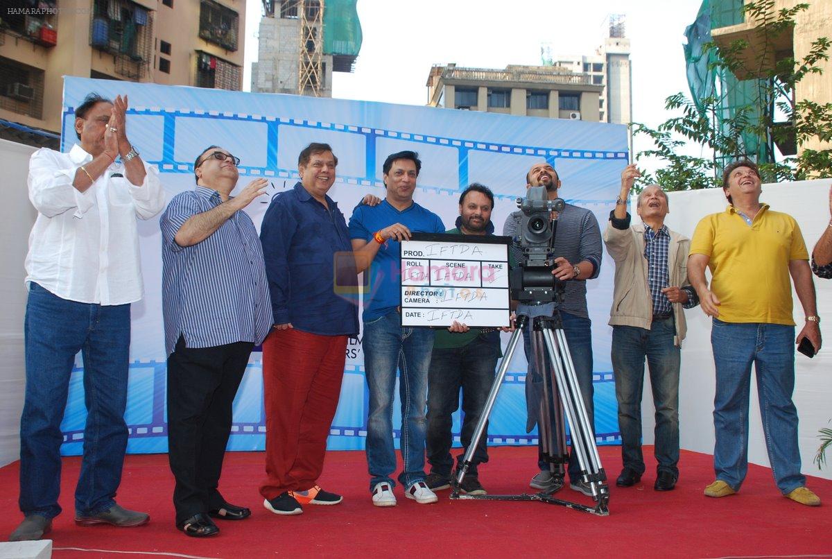 David Dhawan, Madhur Bhandarkar, Anil Sharma, Rohit Shettty, Rajkumar Santoshi, Ashok Pandit at The Indian film and Television Directors Association Office Opening in Mumbai on 8th Feb 2015
