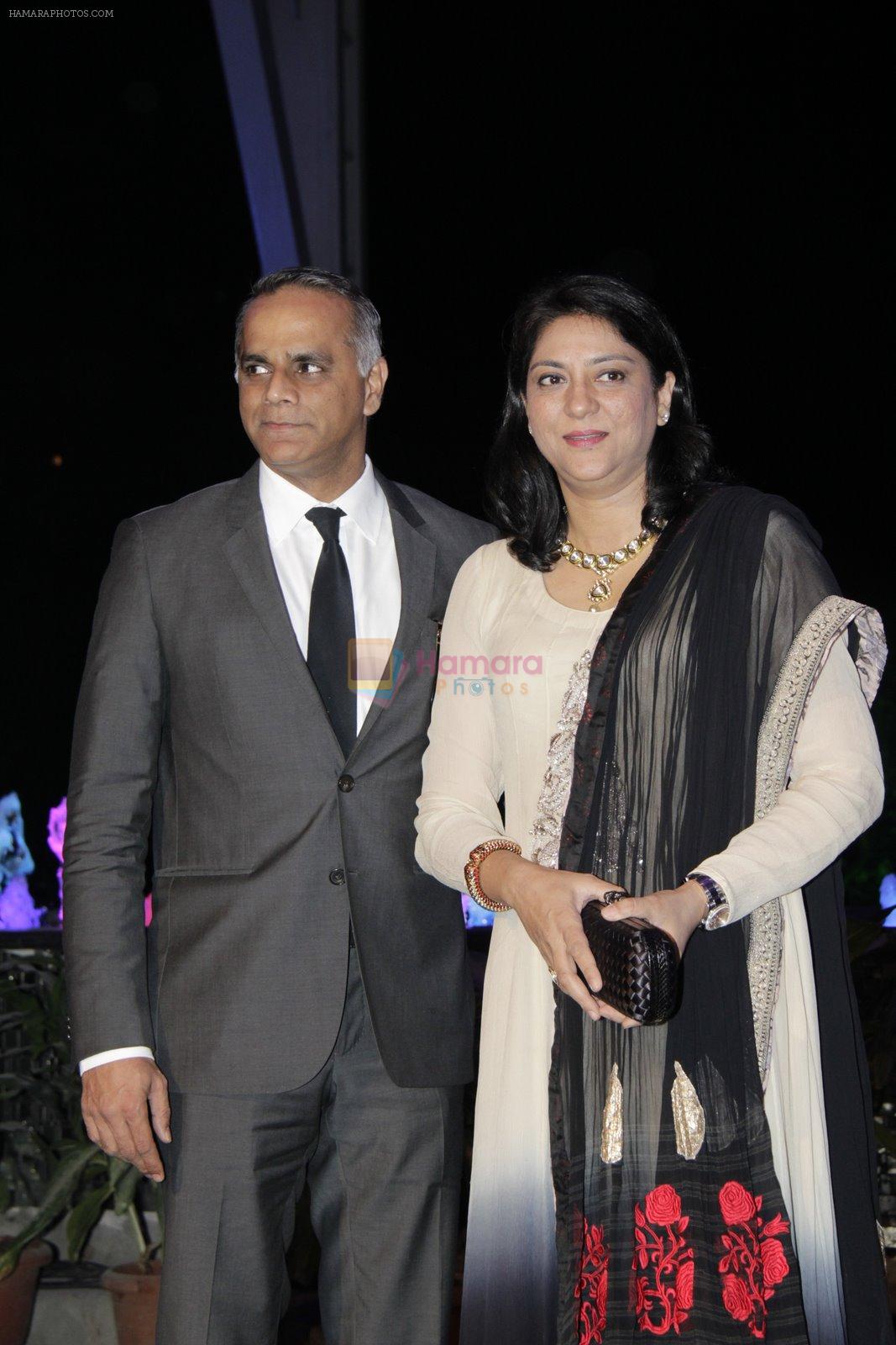 Priya Dutt at Smita Thackeray's son wedding reception in Sahara Star, Mumbai on 13th Feb 2015