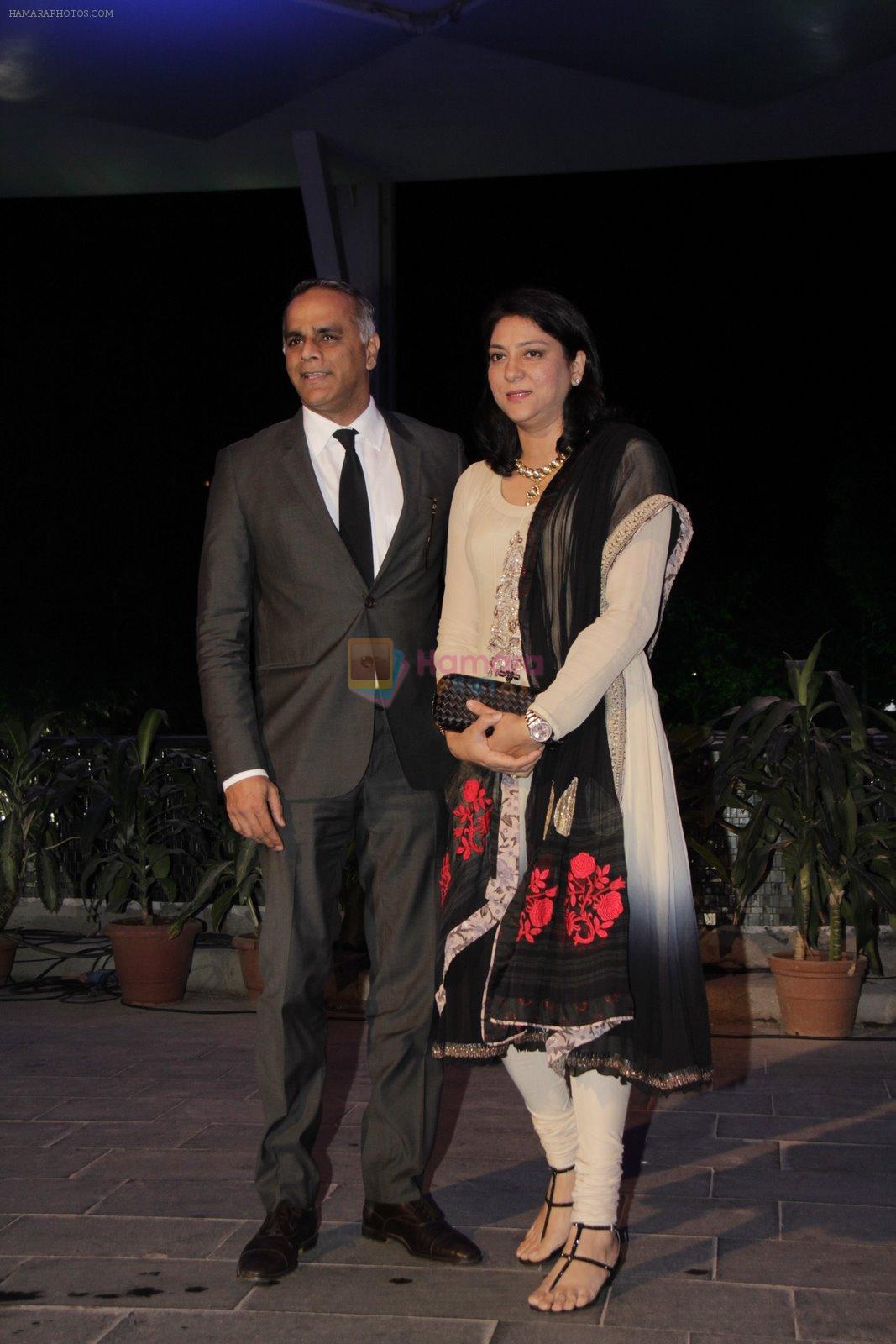 Priya Dutt at Smita Thackeray's son wedding reception in Sahara Star, Mumbai on 13th Feb 2015