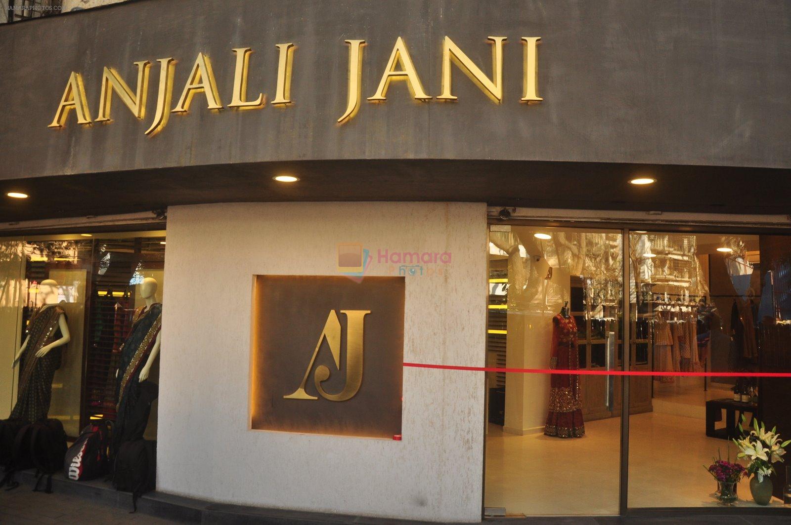 at the launch of designer Anjali Jani's flagship store in Mumbai on 15th Feb 2015