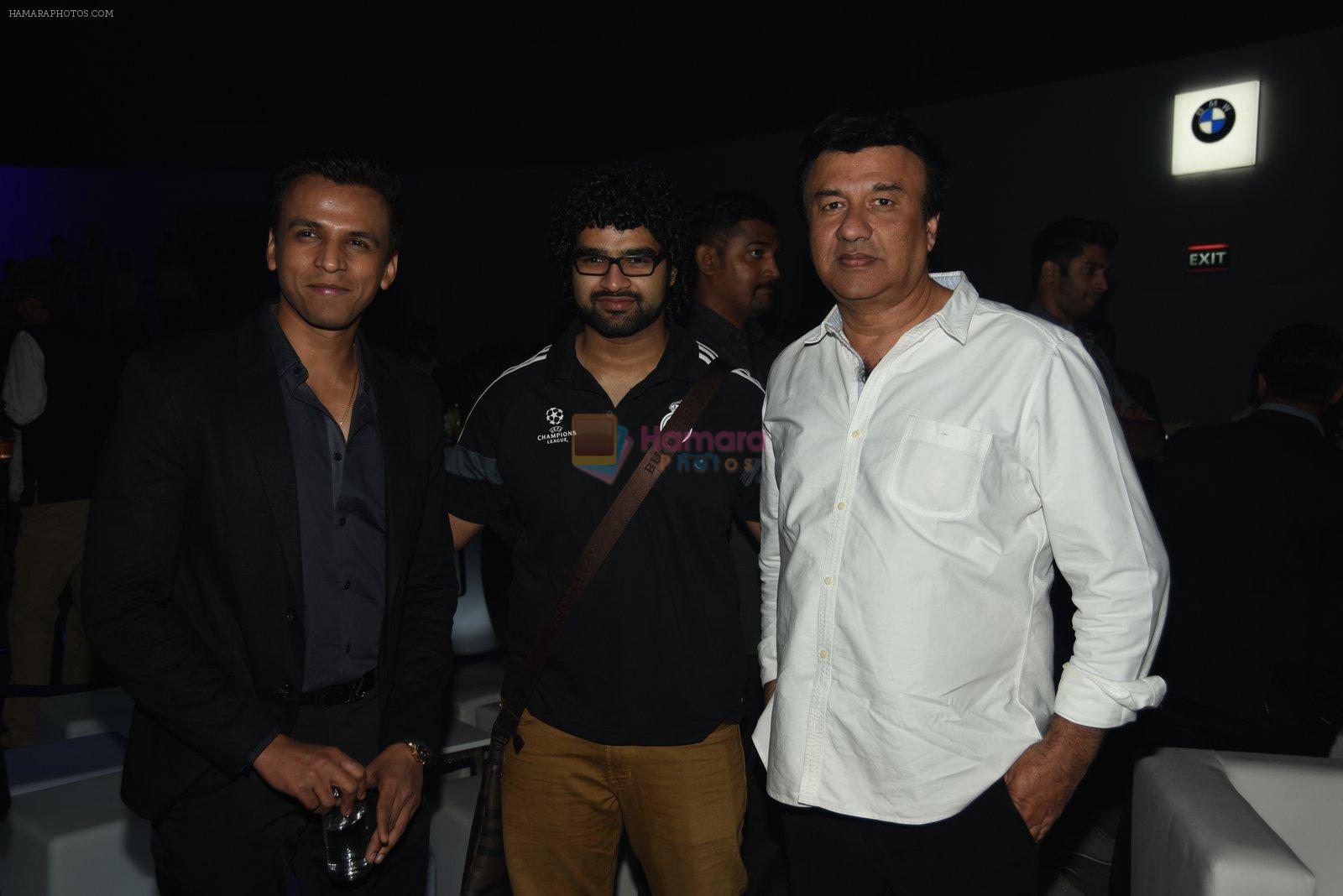 Abhijeet Sawant, Siddharth Mahadevan, Anu Malik at BMW i8 launch in Mumbai on 18th Feb 2015