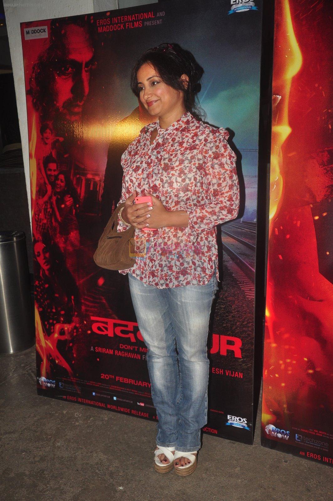 Divya Dutta at Badlapur Screening in Sunny Super Sound on 18th Feb 2015
