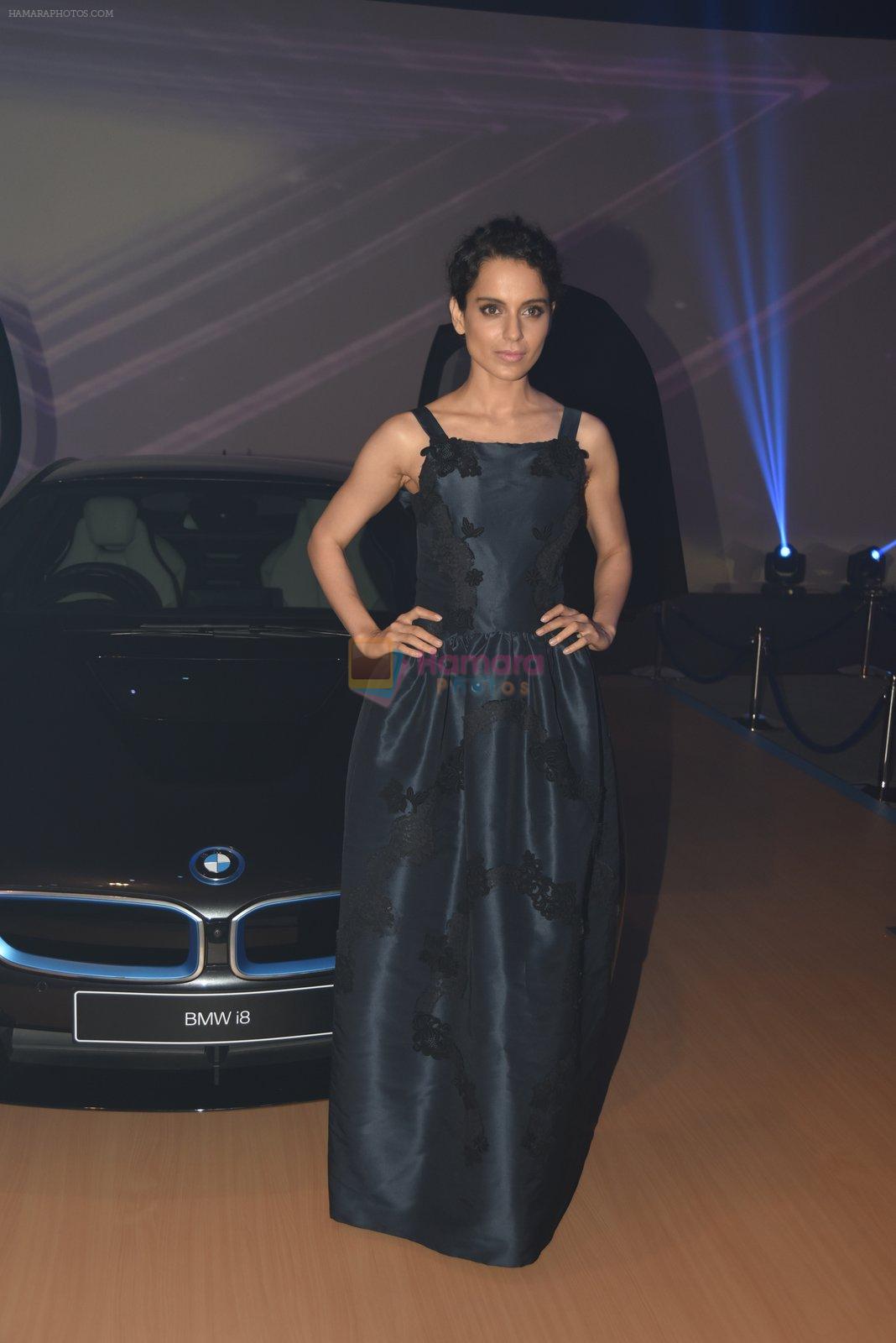 Kangana Ranaut at BMW i8 launch in Mumbai on 18th Feb 2015