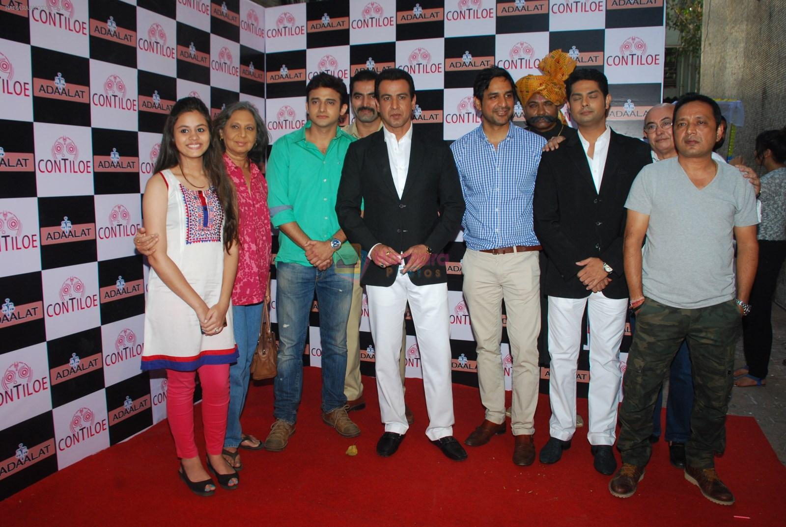 Ronit Roy, Anand Goradia  at Sony TV serial Adaalat's 400 episodes celebration in Malad, Mumbai on 20th Feb 2015