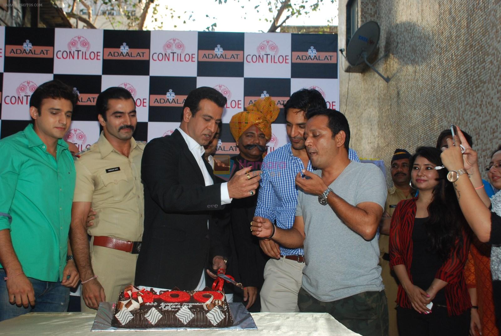 Ronit Roy at Sony TV serial Adaalat's 400 episodes celebration in Malad, Mumbai on 20th Feb 2015