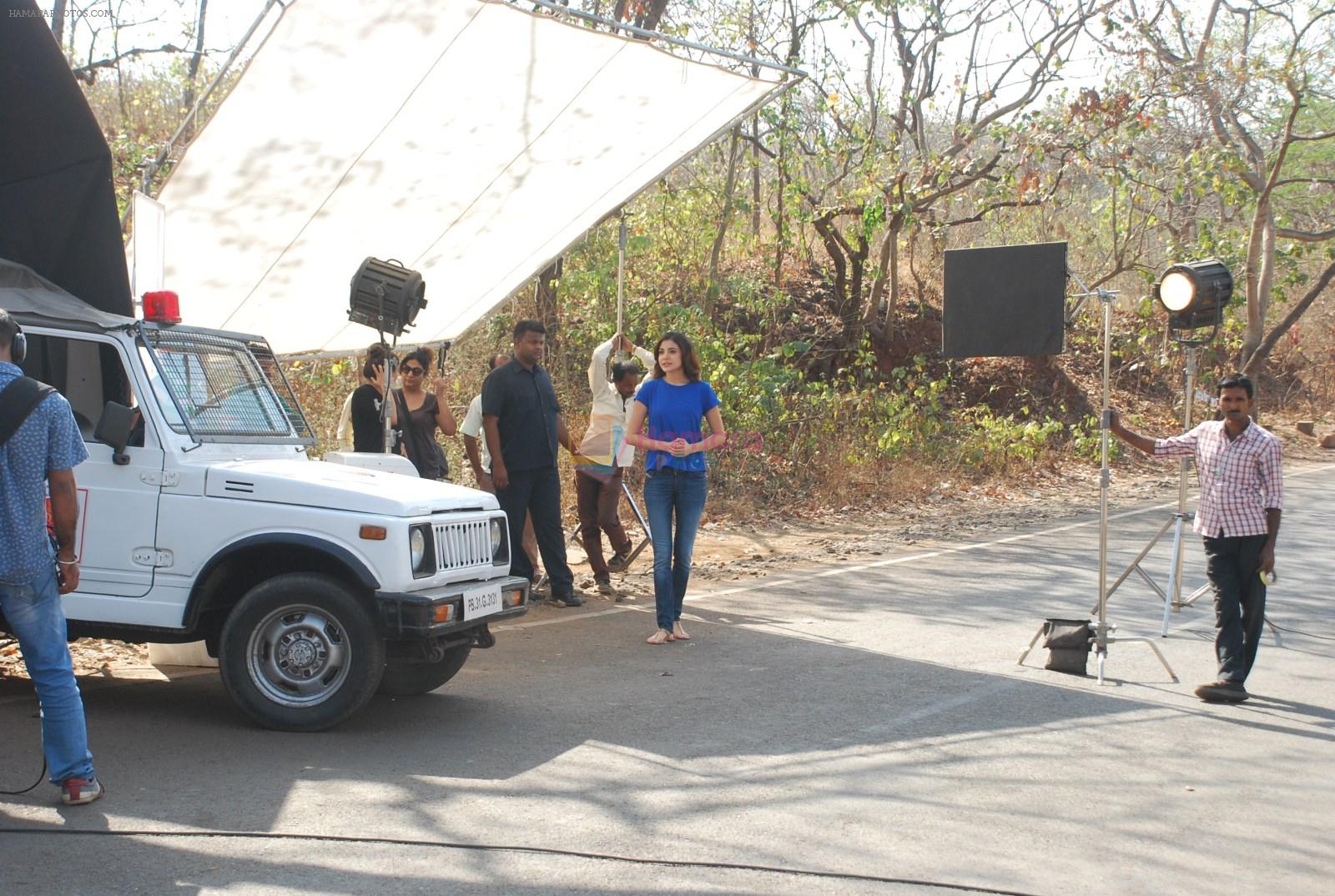 Anushka Sharma on the sets of life ok in Filmcity, Mumbai on 20th Feb 2015