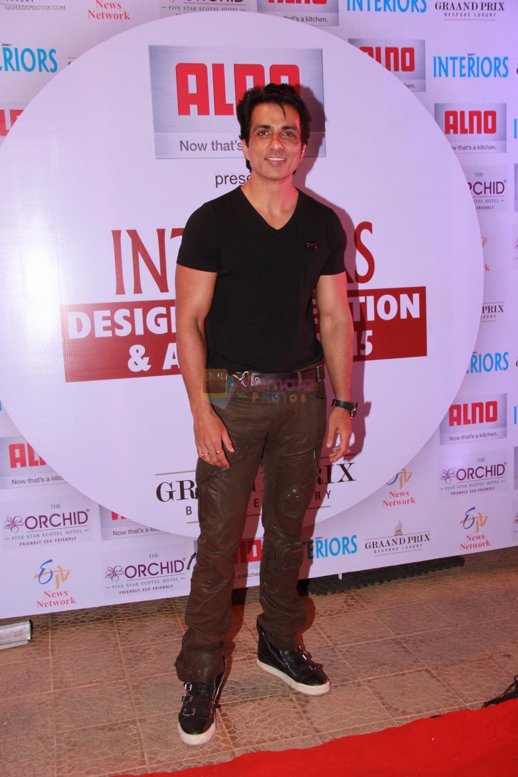 Sonu Sood at Socirty Interior Awards in Mumbai on 21st Feb 2015