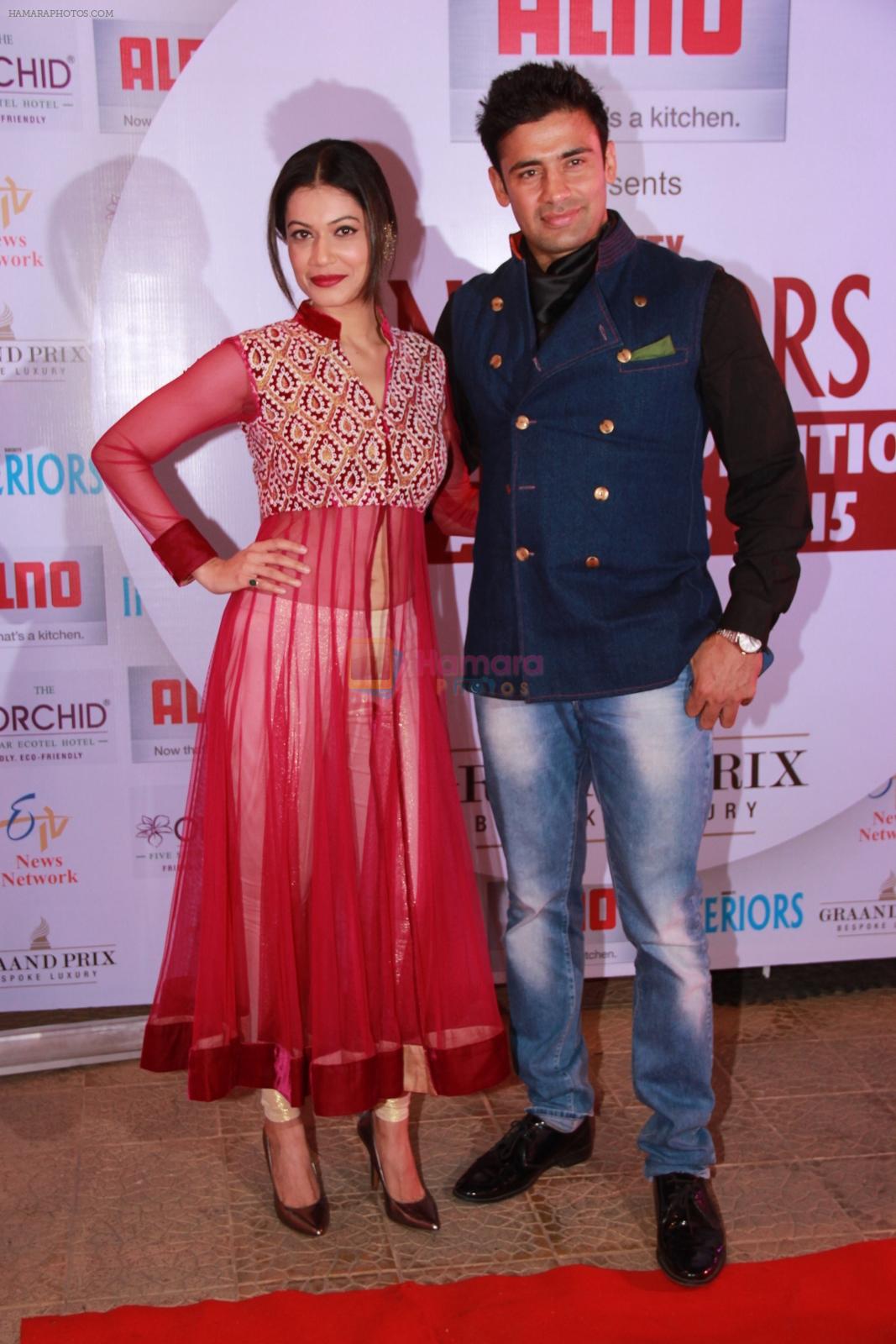 Payal Rohatgi, Sangram Singh at Socirty Interior Awards in Mumbai on 21st Feb 2015