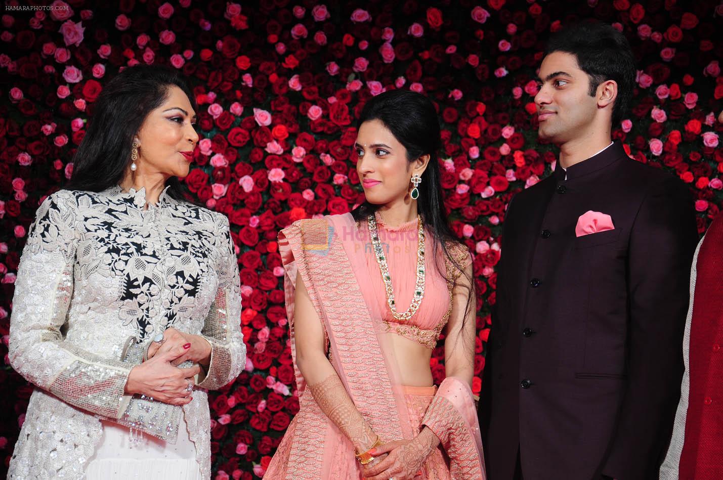 Simi Grewal at Reddy son wedding reception in Delhi on 21st Feb 2015