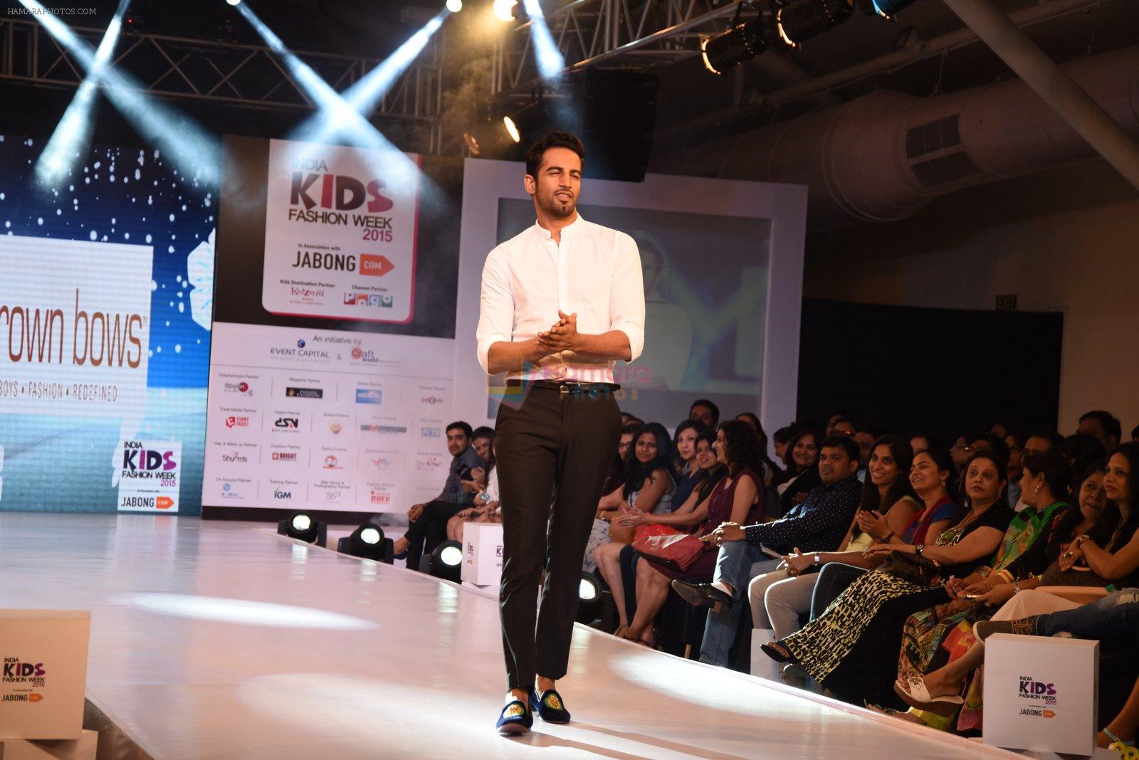 Upen Patel walks for india kids fashion week in Mumbai on 22nd Feb 2015