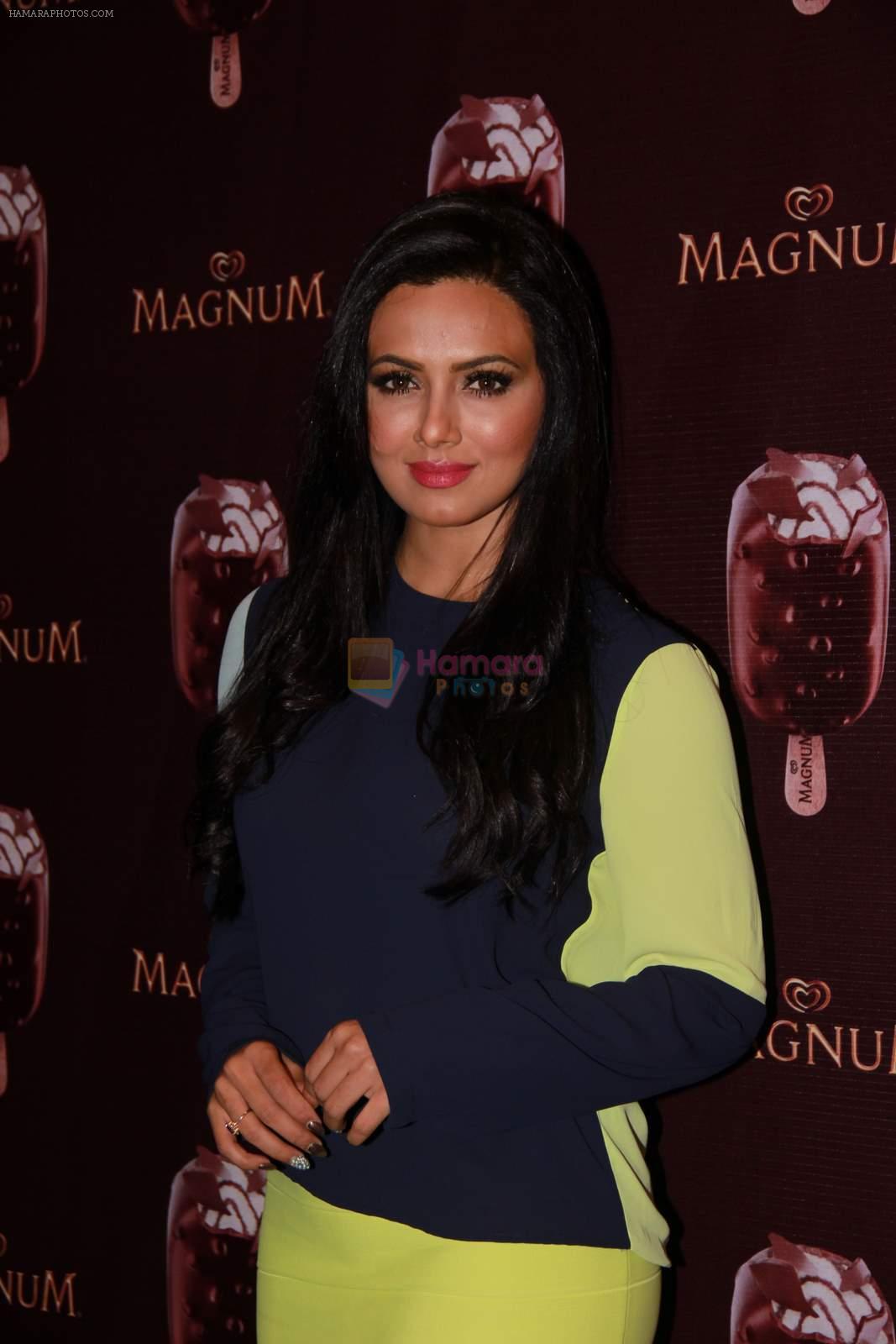 Sana Khan at Magnum icecream event in Mumbai on 22nd Feb 2015