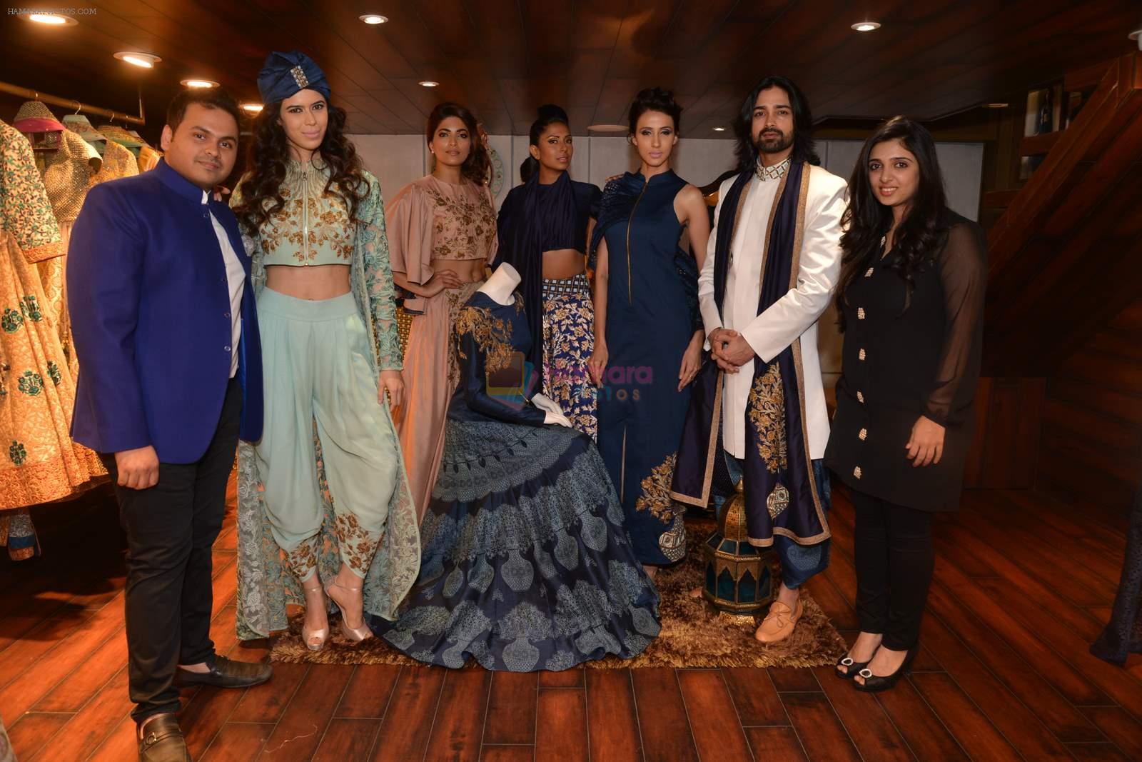 Alecia Raut, Sucheta Sharma, Parvathy Omanakuttan, Candice Pinto at Sonam and Paras Modi's SVA store for Summer 2015 launch in Lower Parel, Mumbai on 24th Feb 2015