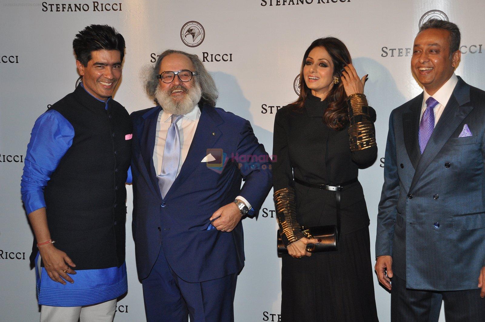 Sridevi, Manish Malhotra at Stefano Ricci Launch in India in Mumbai on 26th Feb 2015