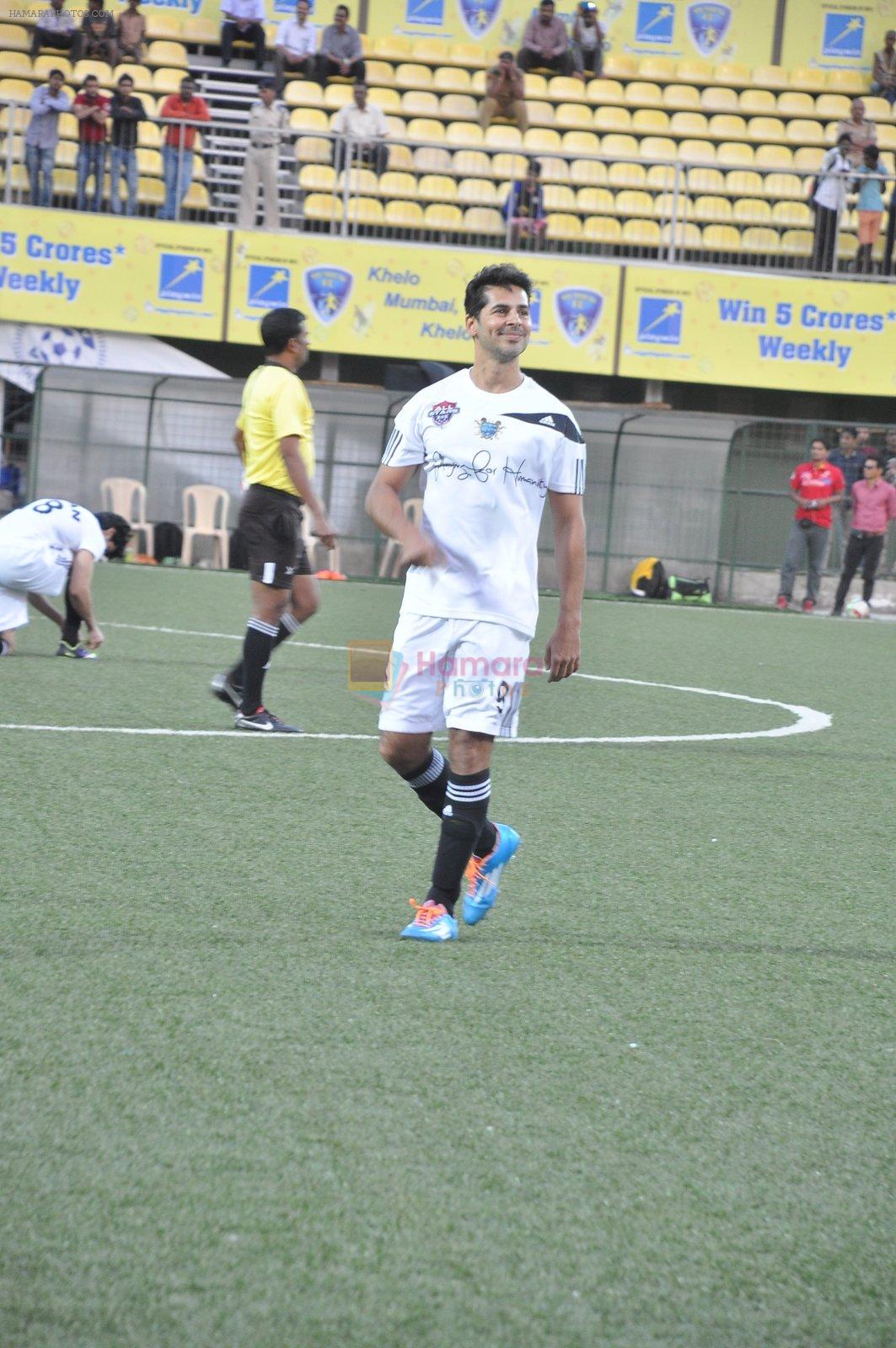Dino Morea at All Stars Football Match in Mumbai on 26th Feb 2015
