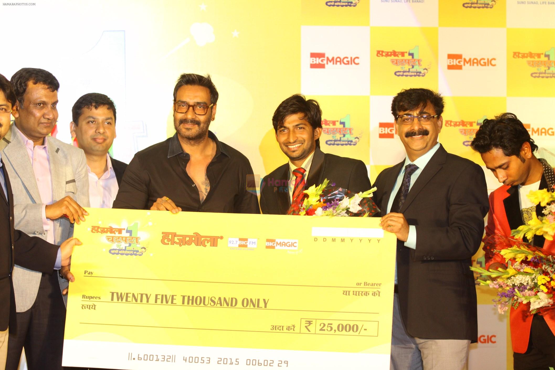 Ajay Devgn at Hajmola Chatpata No.1 event in Mumbai  on 27th Feb 2015