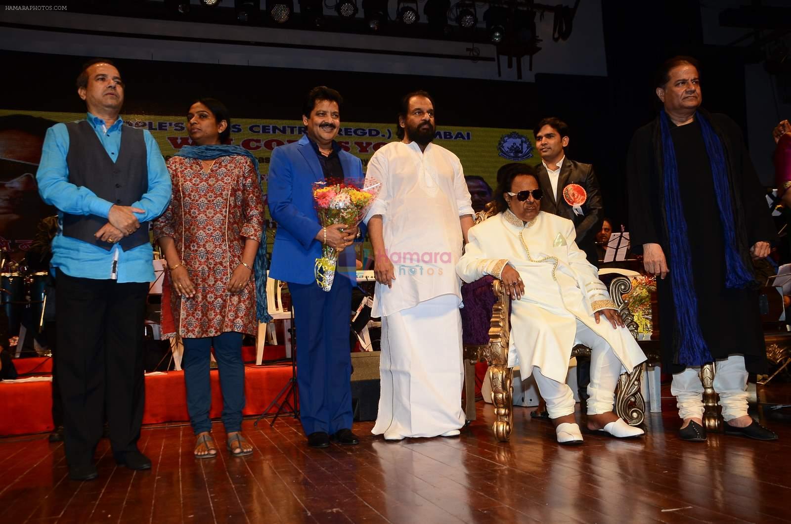 Anup Jalota, Suresh Wadkar, Udit Narayan, Ravindra Jain at Ravindra Jain salute by various music legends in Birla Matushree on 28th Feb 2015