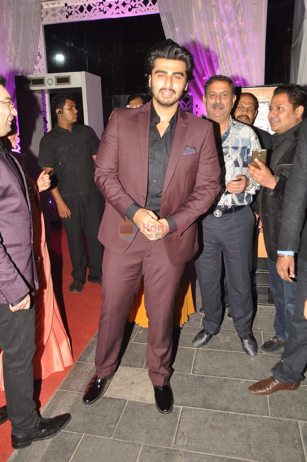 Arjun Kapoor at Tulsi Kumar's wedding reception in Sahara Star, Mumbai on 2nd March 2015