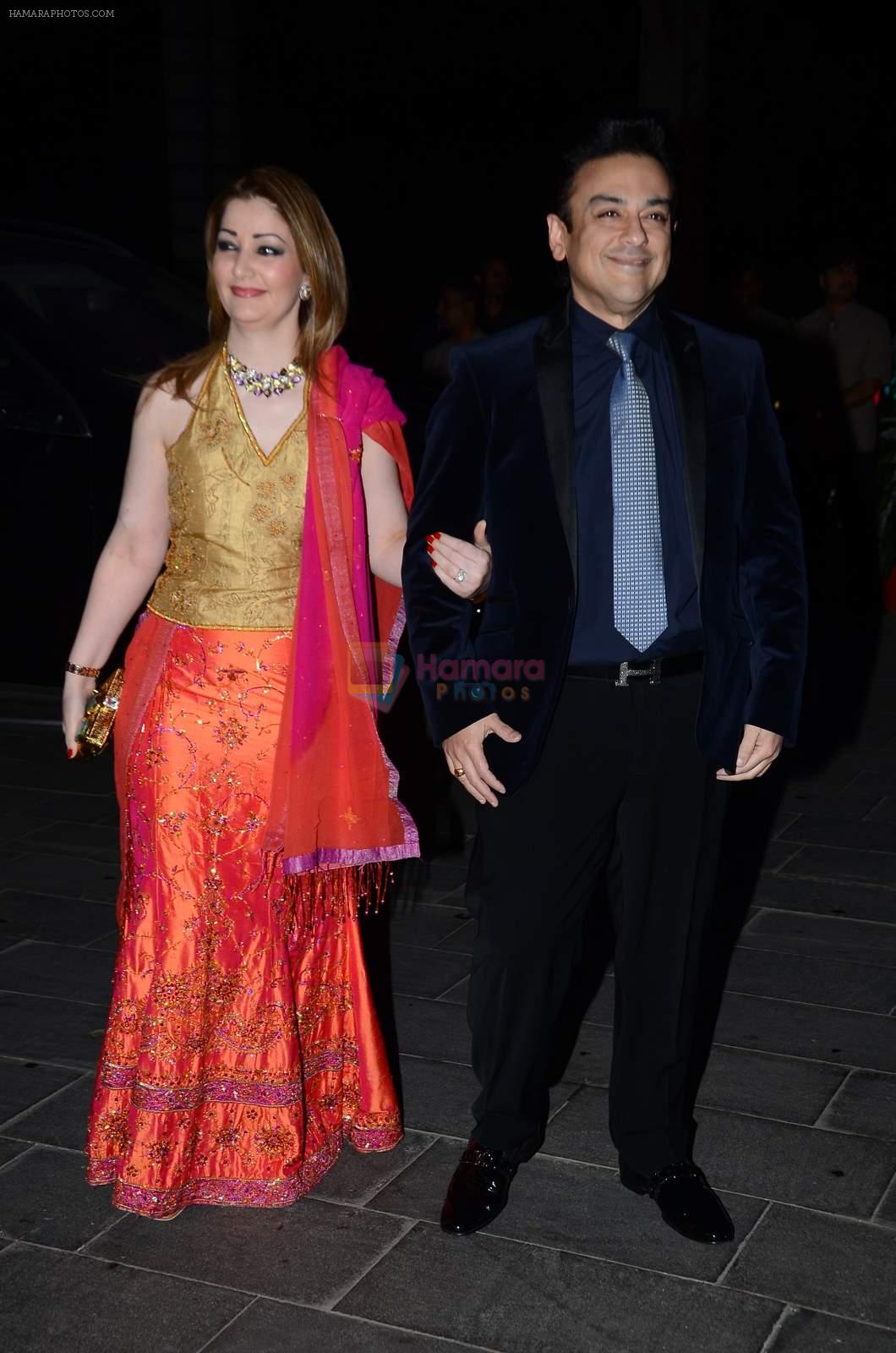 Adnan Sami at Tulsi Kumar's wedding reception in Sahara Star, Mumbai on 2nd March 2015