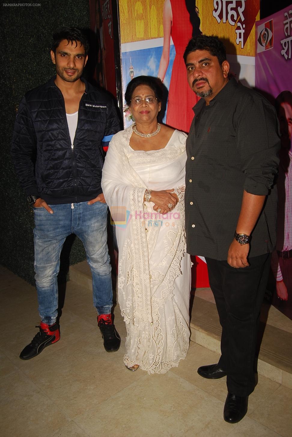 Rajan Shahi and His Mother at the launch of Tere Shehar Mai in Mumbai on 2nd March 2015